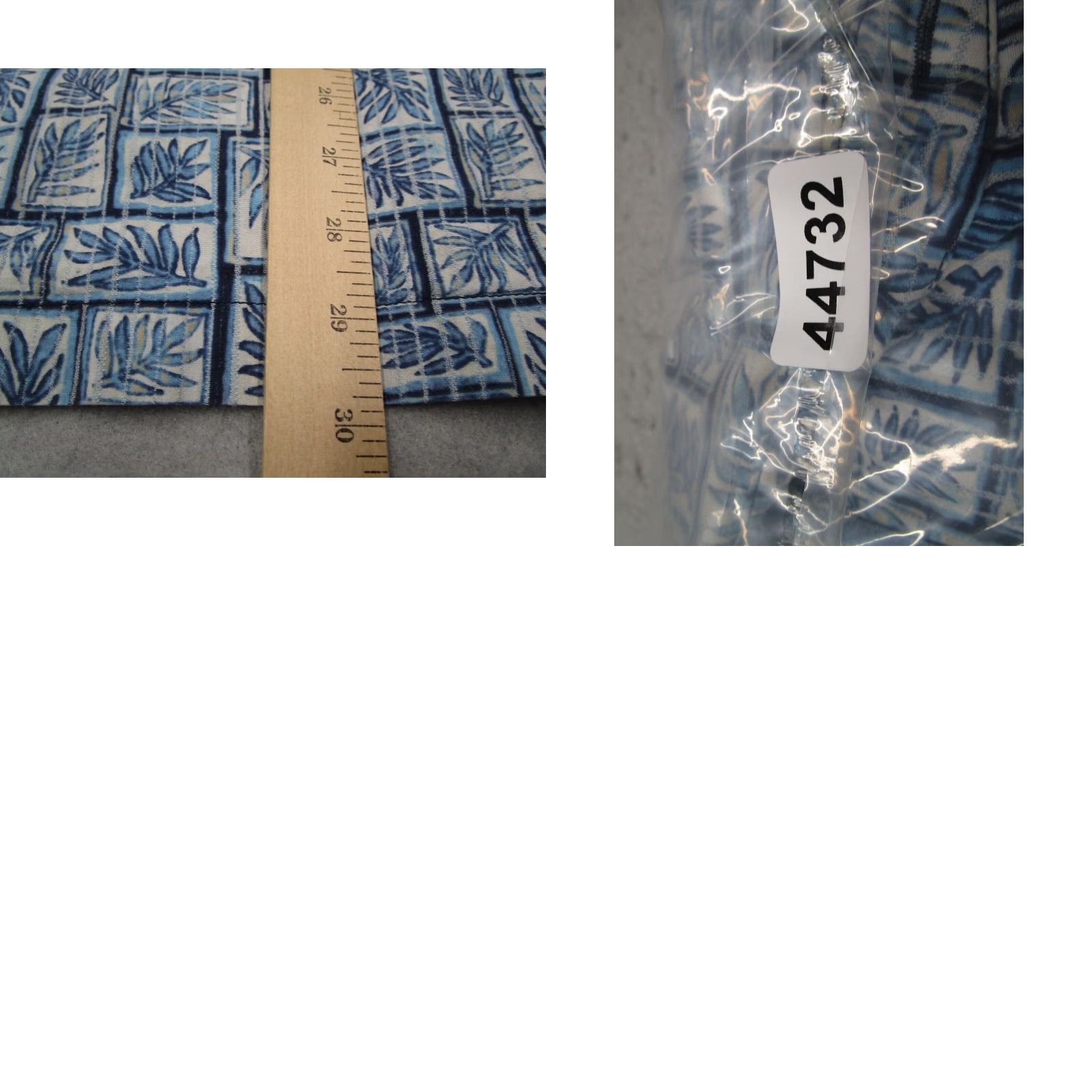Tommy Bahama Tommy Bahama Mens XL Blue Floral Short Sleeve Hawaiian Button Up Shirt Cotton Silk Blend Size US XL / EU 56 / 4 - 8 Thumbnail