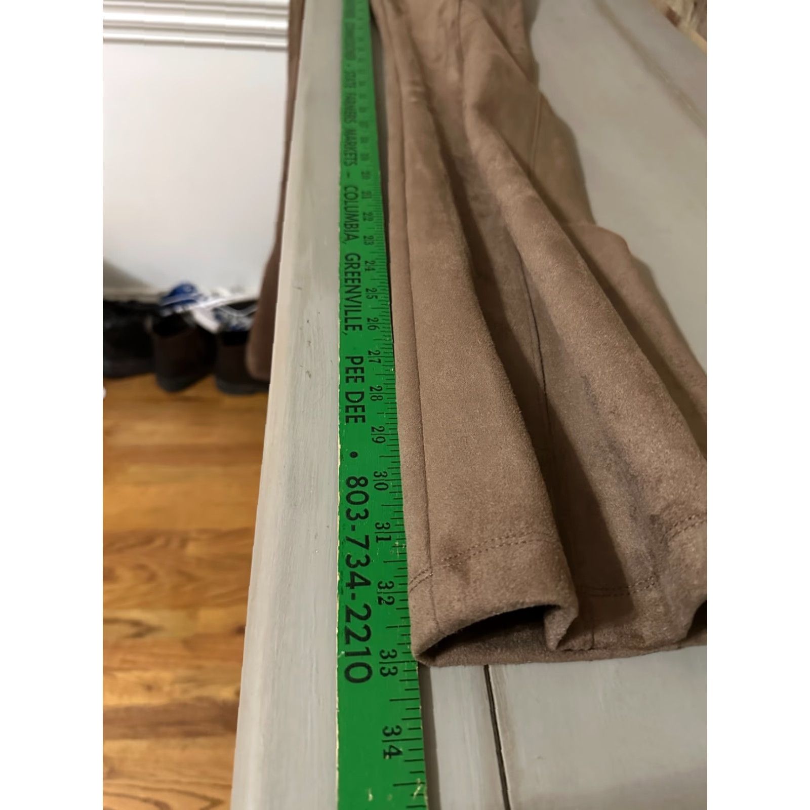Bcbgmaxazria BCBG MAXAZRIA Jeans Flare Bell Bottom Brown Women Wide-Leg XS Size 26" / US 2 / IT 38 - 7 Thumbnail