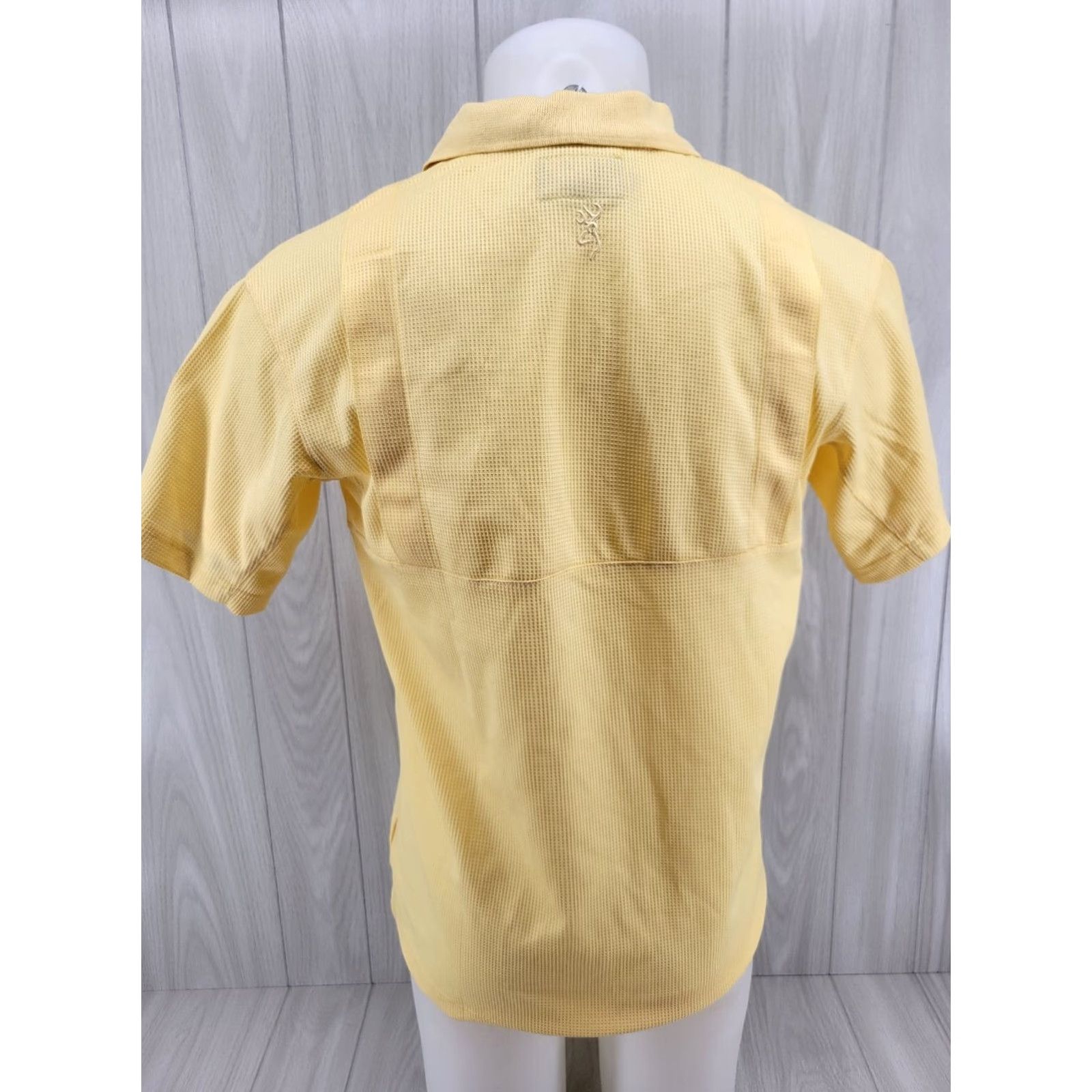 Vintage Browning Polo Shirt Mens Size S Short Sleeve Yellow Logo Classic Hunting Outdoor Golf Shirt Size US S / EU 44-46 / 1 - 6 Thumbnail