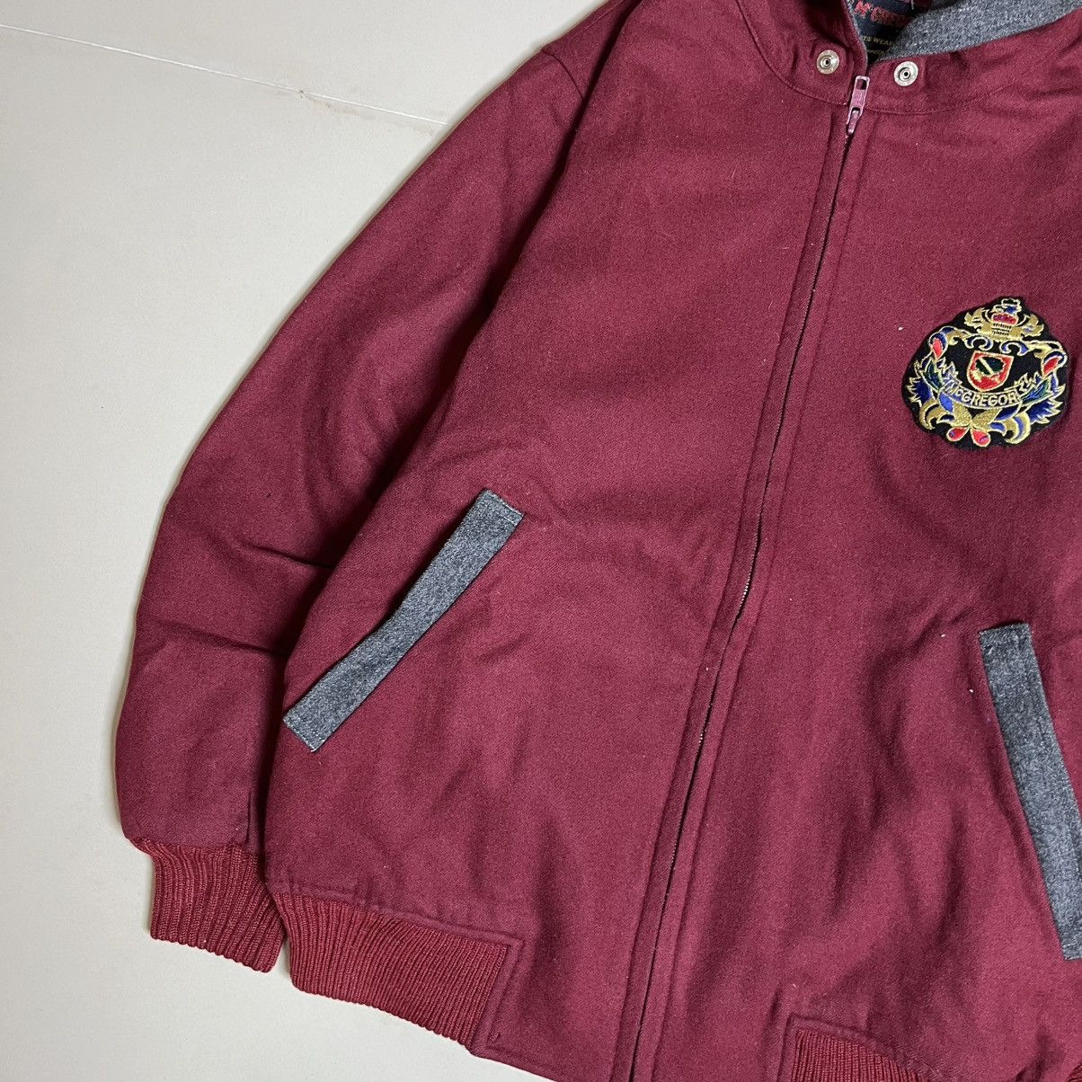 McGregor McGregor Crest Patch Maroon Hooded Jacket Japan Ivy Style Size US L / EU 52-54 / 3 - 4 Thumbnail