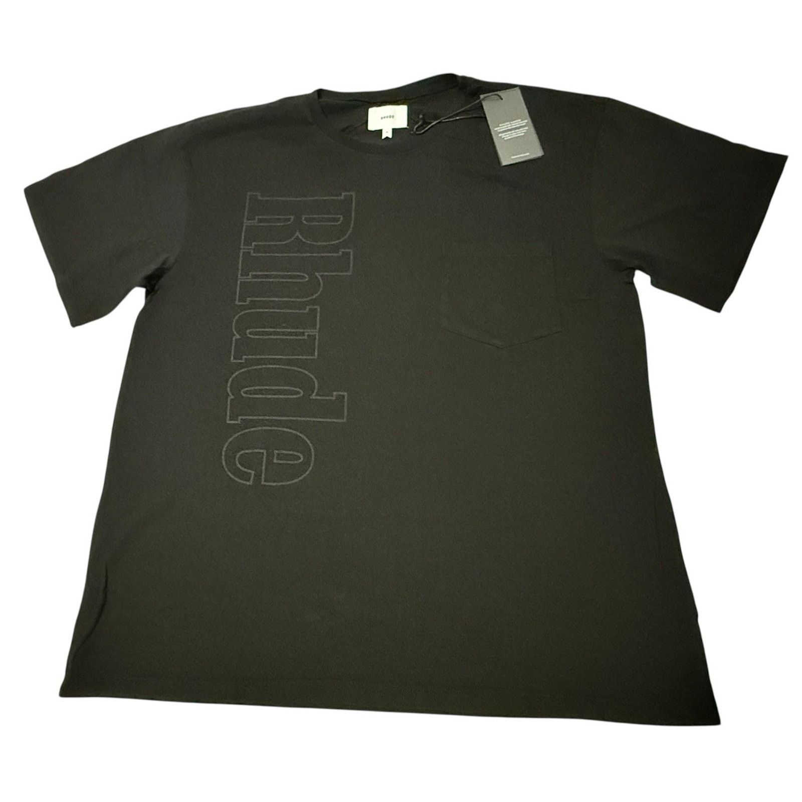 Rhude Rhude Side Logo Pocket T-Shirt Black Sz Medium fits XL Size US M / EU 48-50 / 2 - 1 Thumbnail
