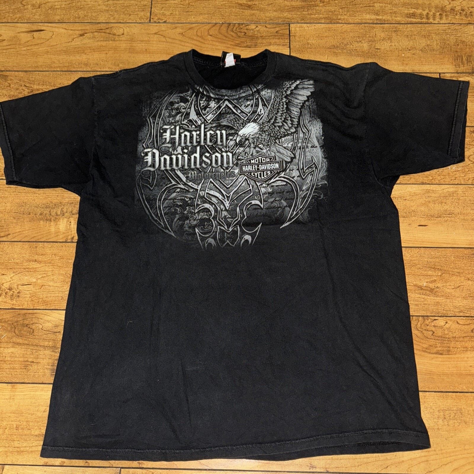 Harley Davidson Y2K Harley Davidson T-Shirt Black Affliction Style XL 23x30 Size US XL / EU 56 / 4 - 1 Thumbnail