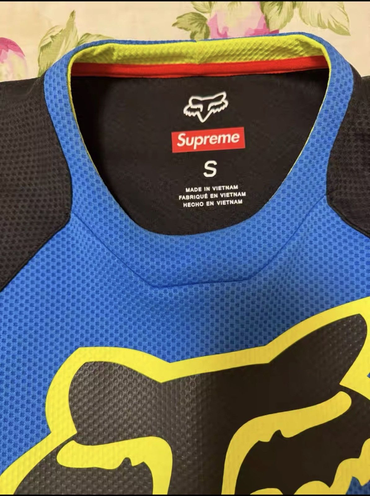 Fox Racing × Supreme Supreme Fox racing moto Jersey top green white tee T-shirt Size US S / EU 44-46 / 1 - 2 Thumbnail