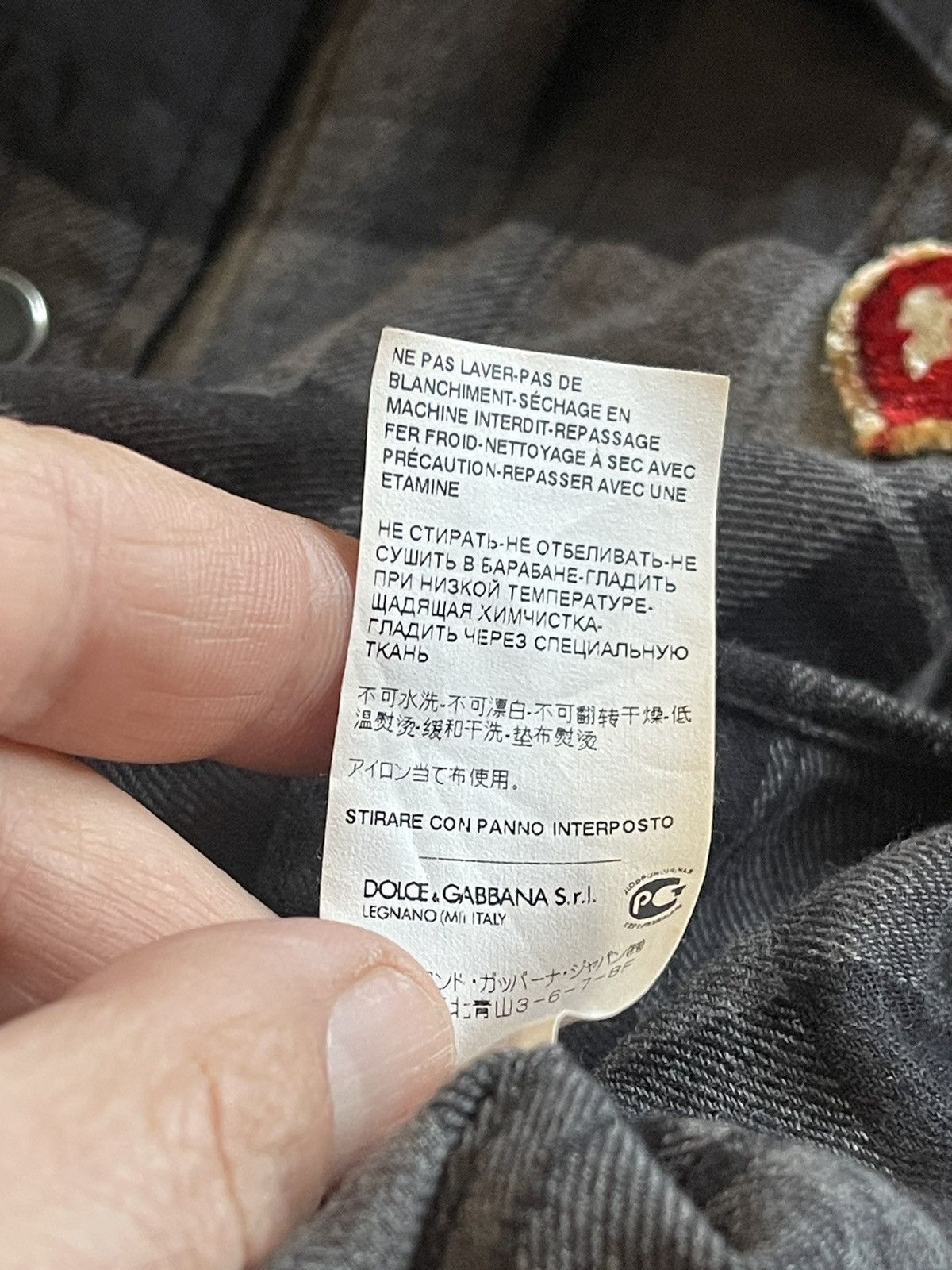 DOLCE AND GABBANA shirt SEE REAL TAPE MEASUREMENTS IN PHOTOS