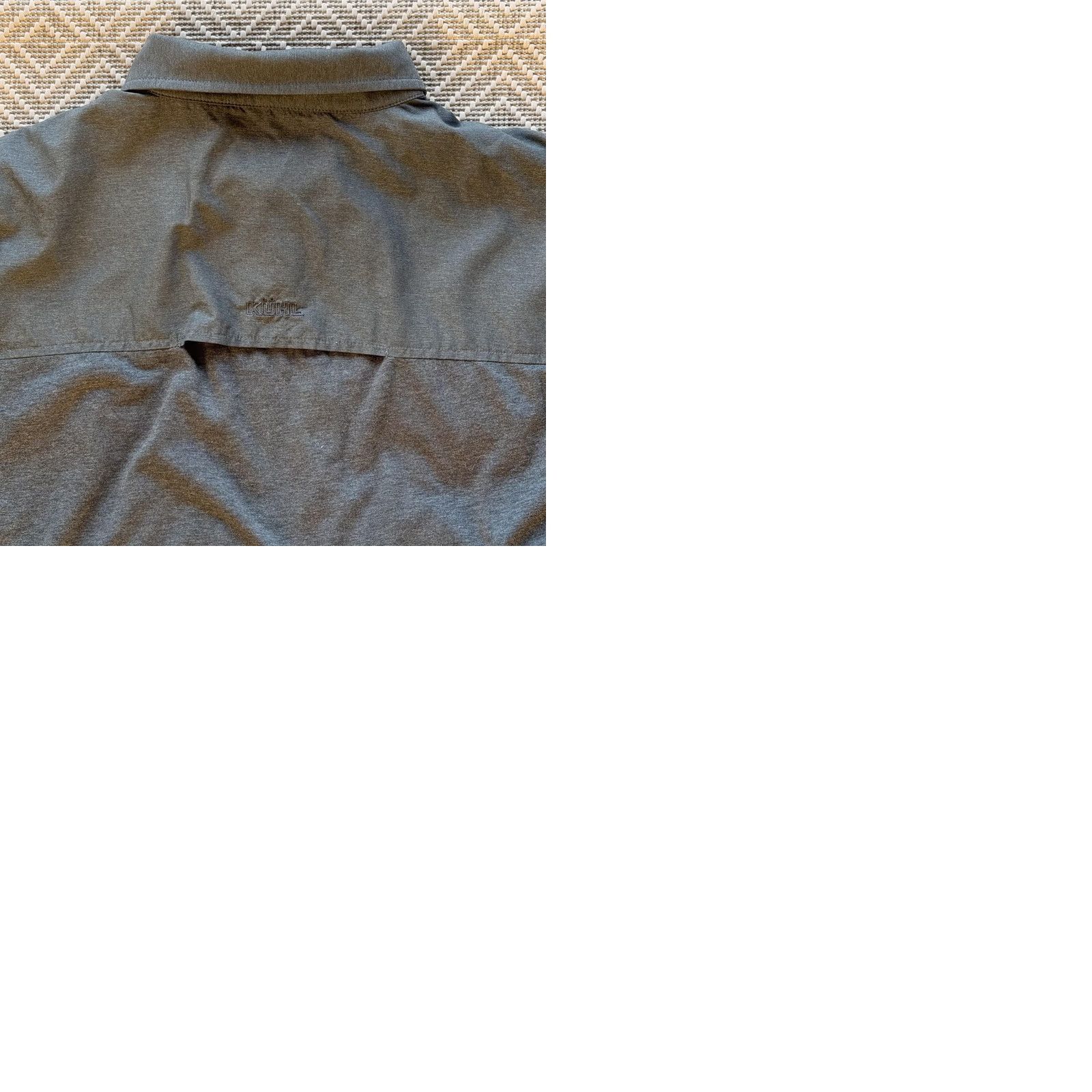 Vintage KÜHL Shirt Mens M Gray Long Sleeve Button Front Hiking Performance Size US M / EU 48-50 / 2 - 10 Thumbnail