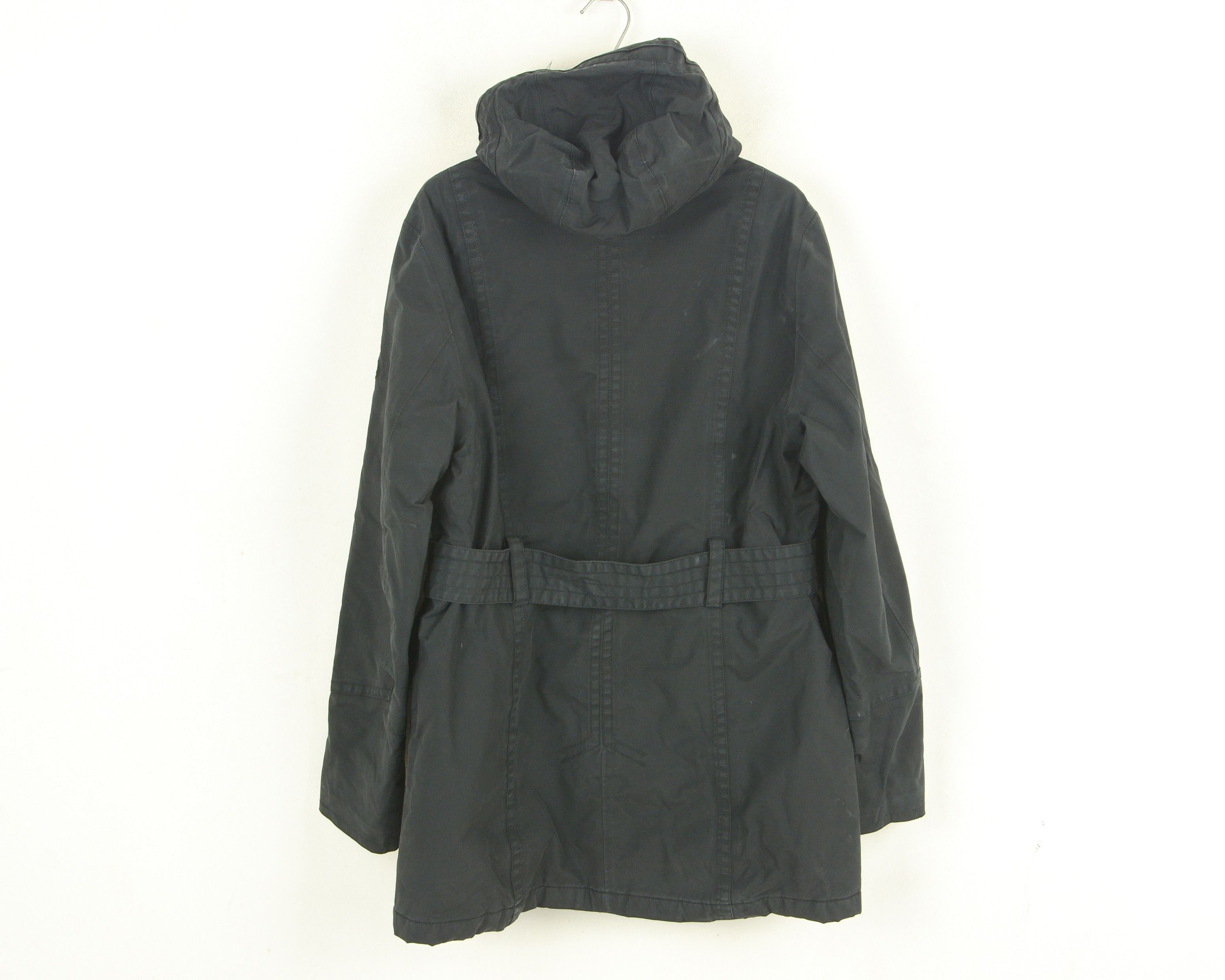 Henri Lloyd Size 5 Parka Jacket XL Women Raincoat Removable Hood Cotton Size XXL / US 16-18 / IT 52-54 - 3 Thumbnail