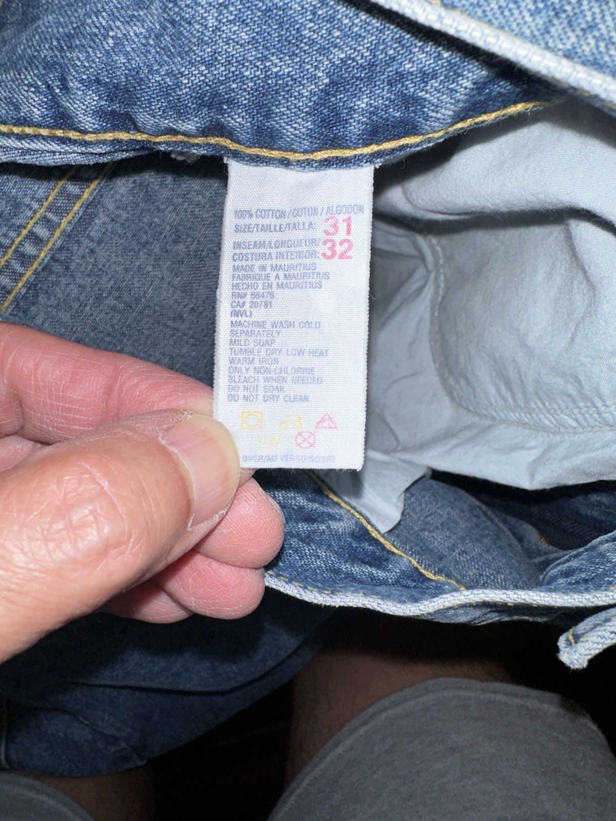 Tommy Hilfiger Vtg Y2K TOMMY HILFIGER Flag Patch Baggy Jeans 32W Size US 32 / EU 48 - 6 Thumbnail