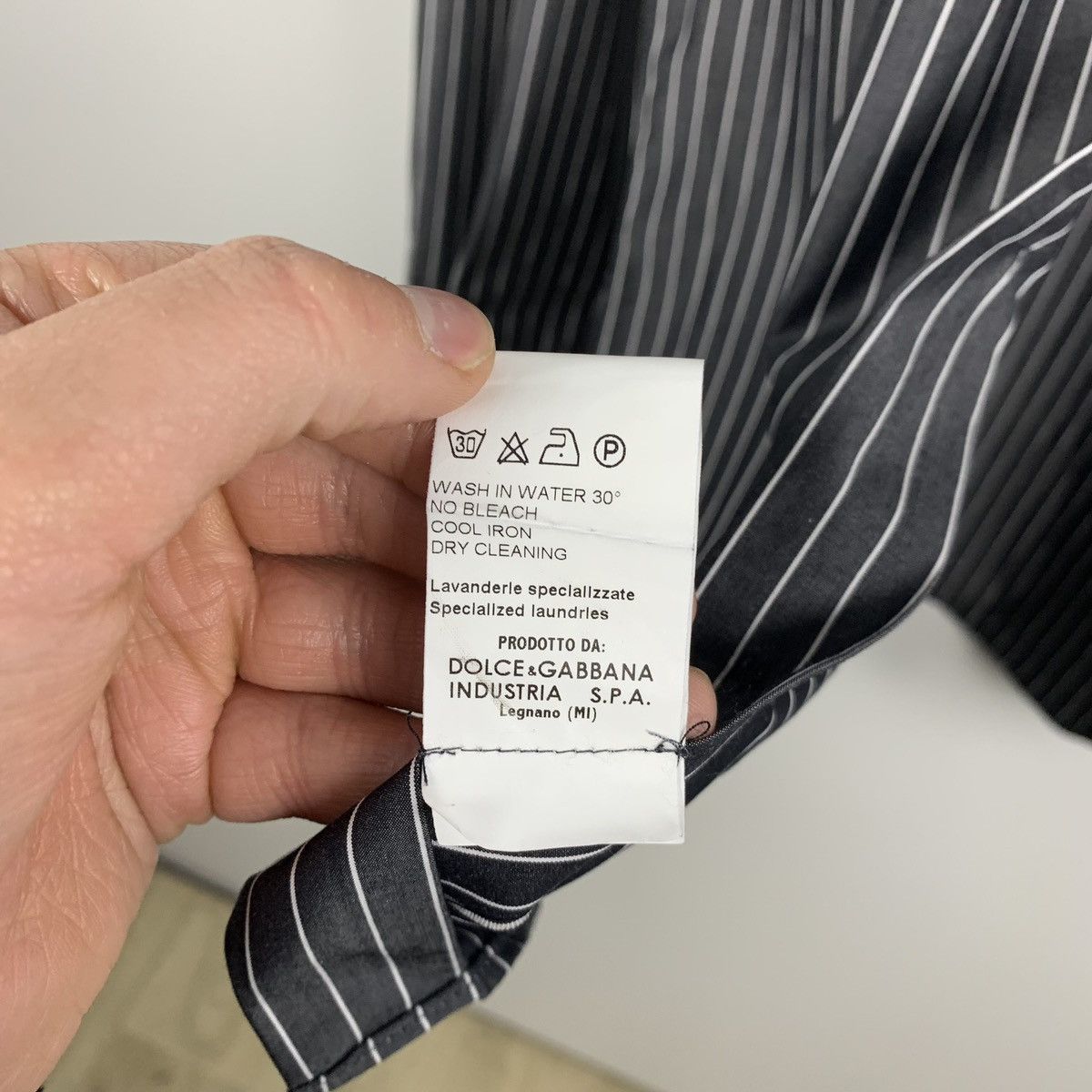 Dolce & Gabbana Men’s Dolce & Gabbana Striped Formal Shirt Long Sleeve 38 Size US S / EU 44-46 / 1 - 10 Thumbnail