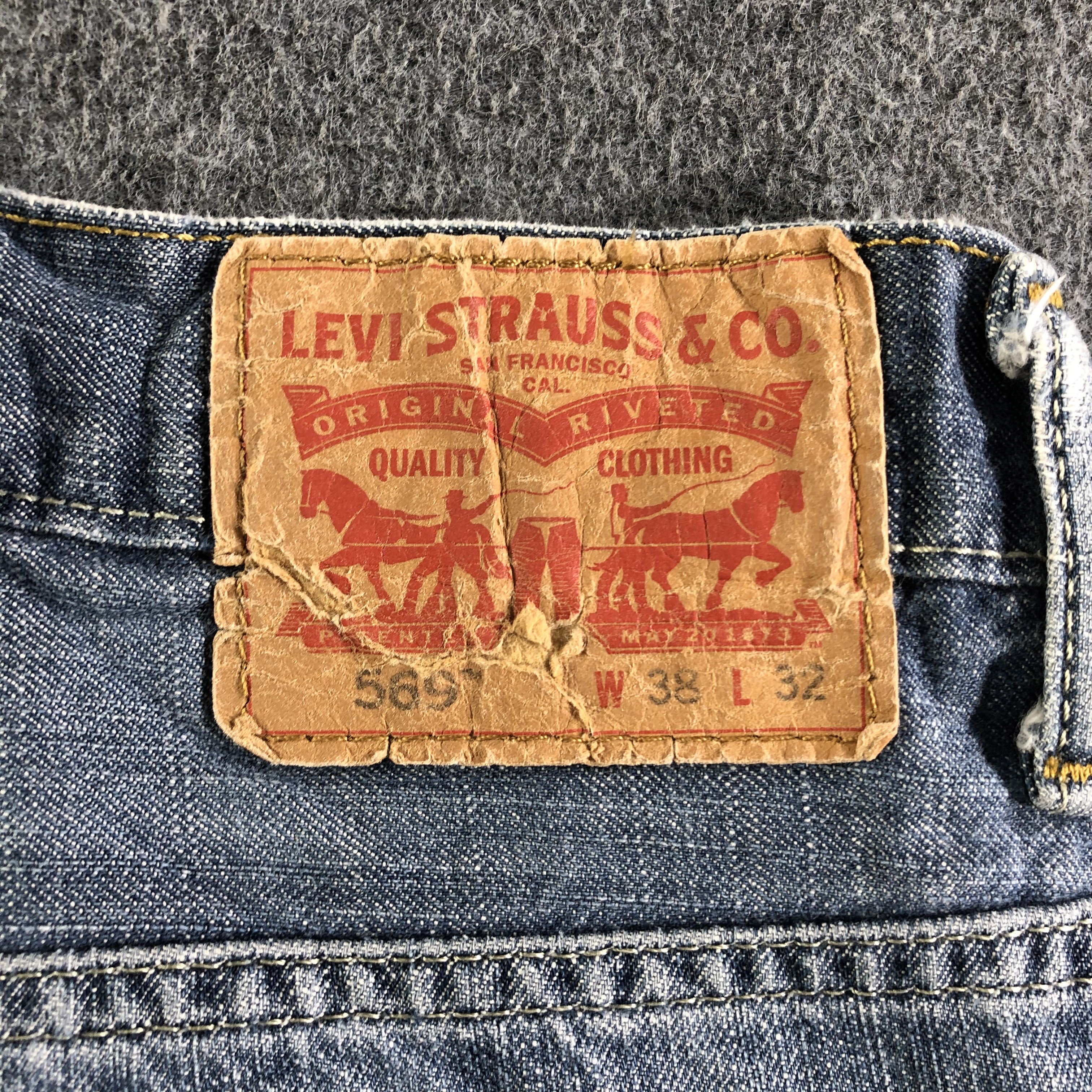 Levi's Vintage Levis 569 Jeans-J4343 Size US 41 - 5 Thumbnail