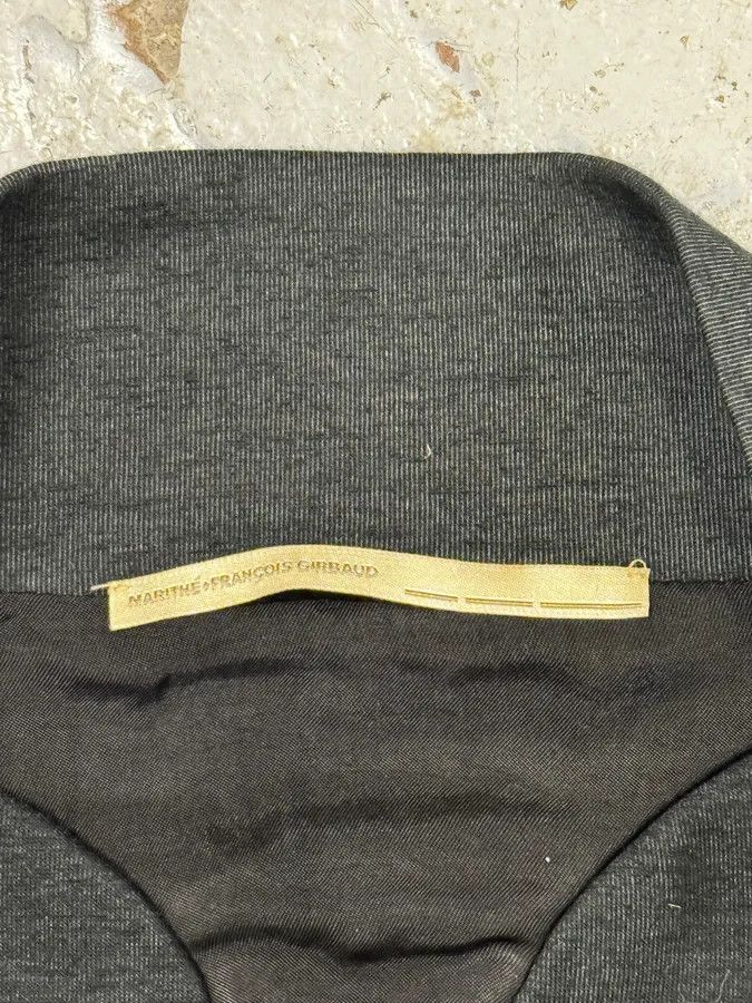 Marithe + Francois Girbaud Marithé & François Girbaud Grey & Black Officer Buttoned Jacket Size S / US 4 / IT 40 - 12 Thumbnail