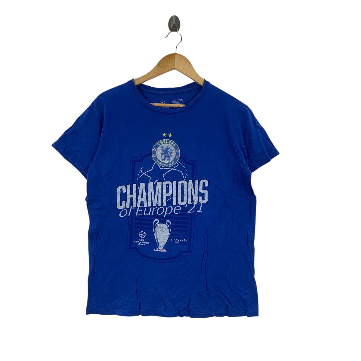 Vintage Vintage CHELSEA CHAMPION LEAGUE Road To Porto Final Tee Size US M / EU 48-50 / 2 - 4 Thumbnail