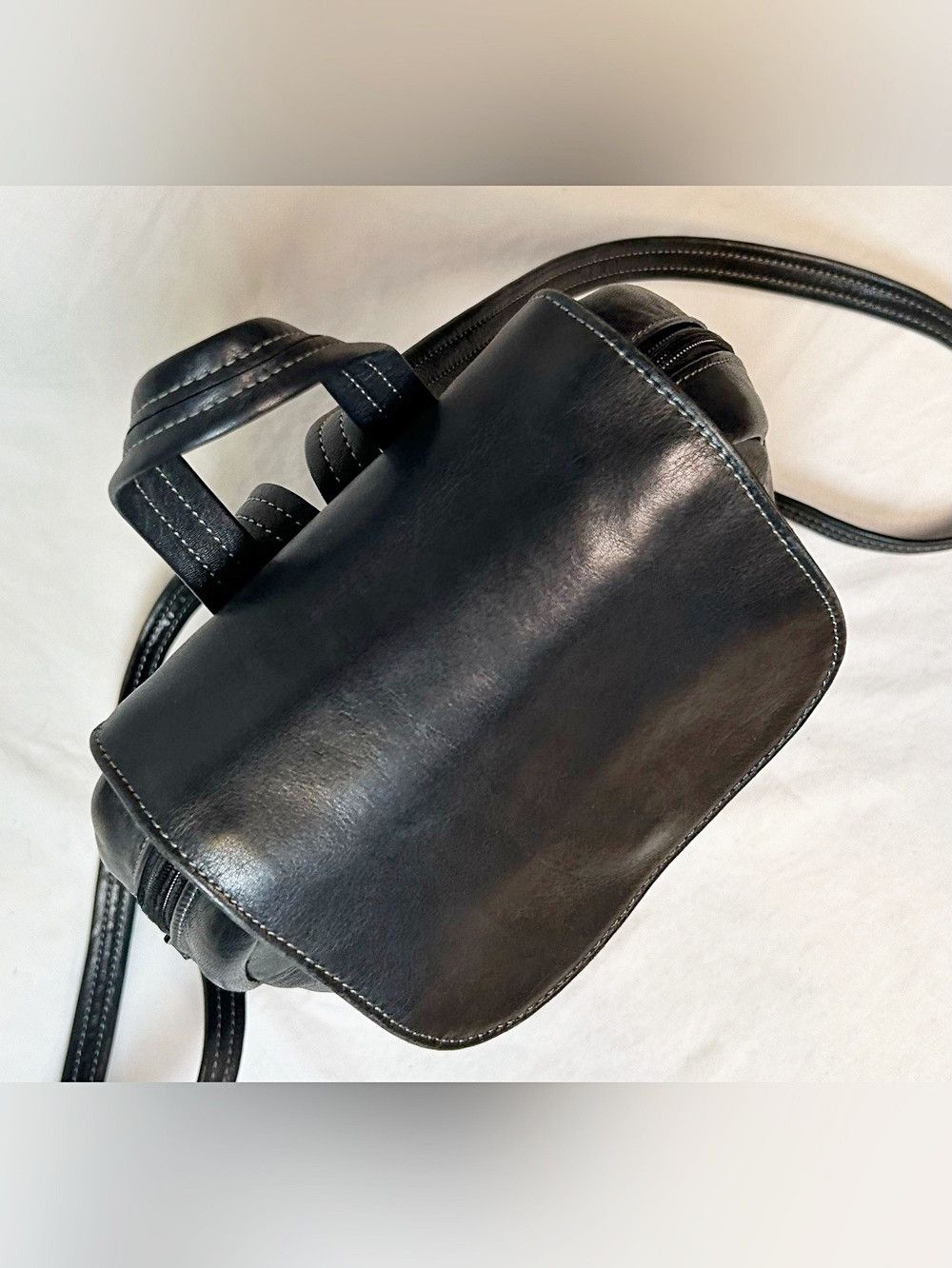 Other Tignanello Black Leather Backpack Handbag Size ONE SIZE - 5 Thumbnail