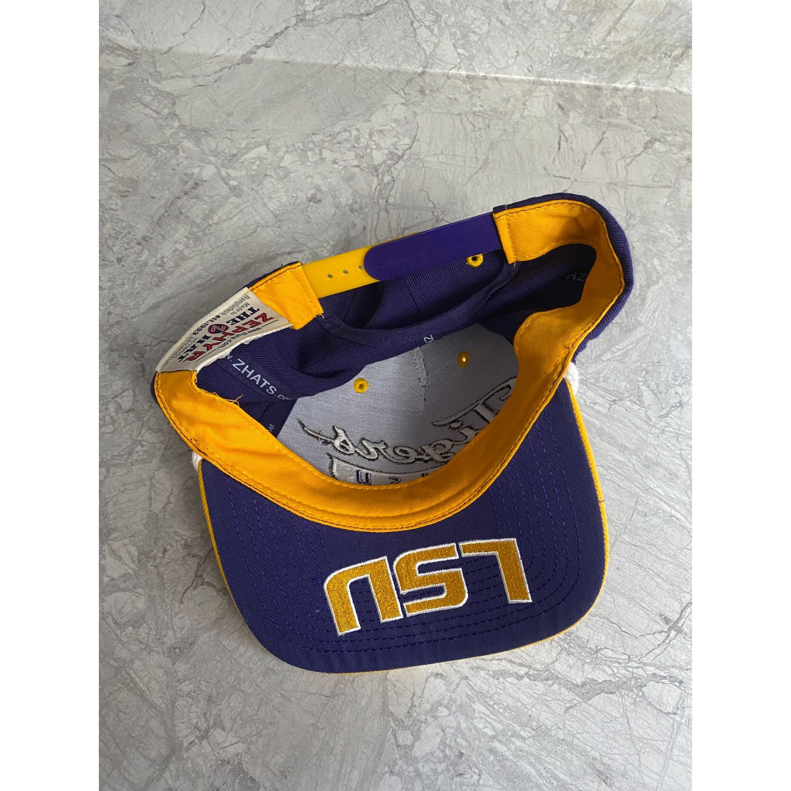 Zephyr LSU Tigers Snapback Hat Size ONE SIZE - 7 Thumbnail