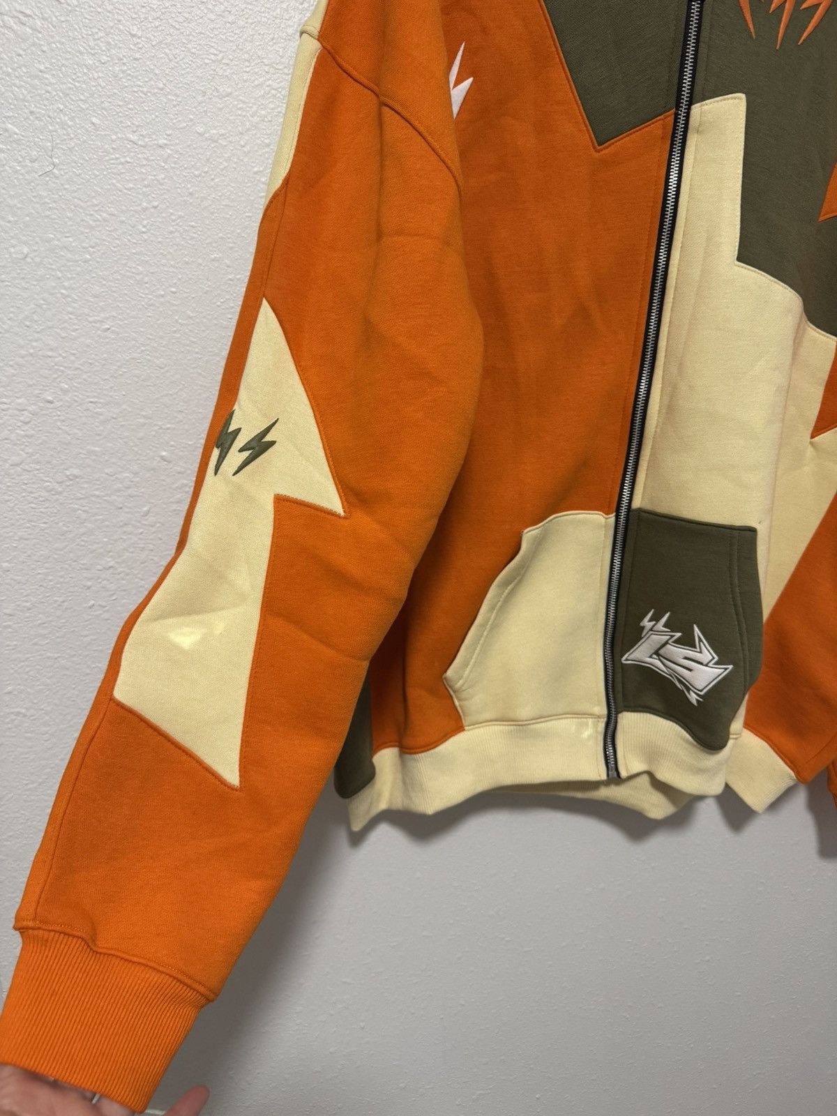 Other Loner Stoner Zip Hoodie – Multi Color Block – Size 2x/3x NWT Size US XXL / EU 58 / 5 - 6 Thumbnail