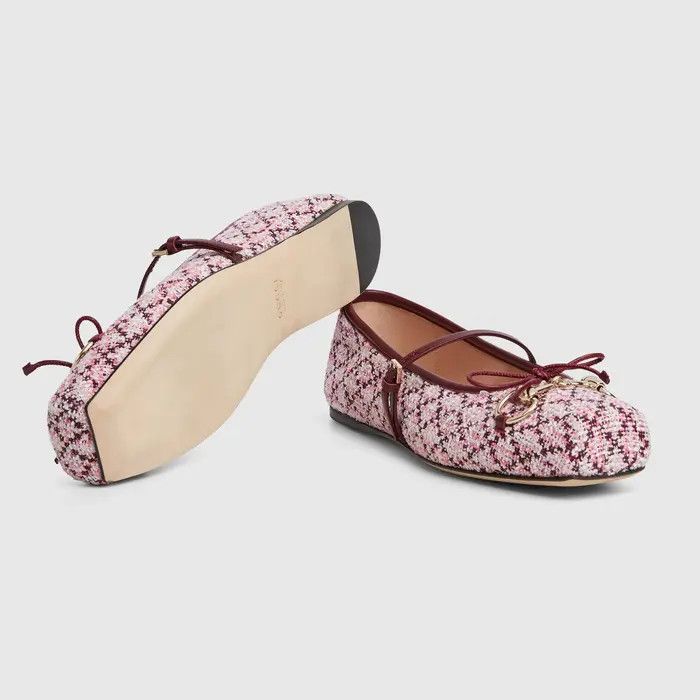 Gucci o1loc1c0326 814321 Women's Gucci Horsebit Ballet Flats Size US 11.5 / IT 41.5 - 3 Thumbnail