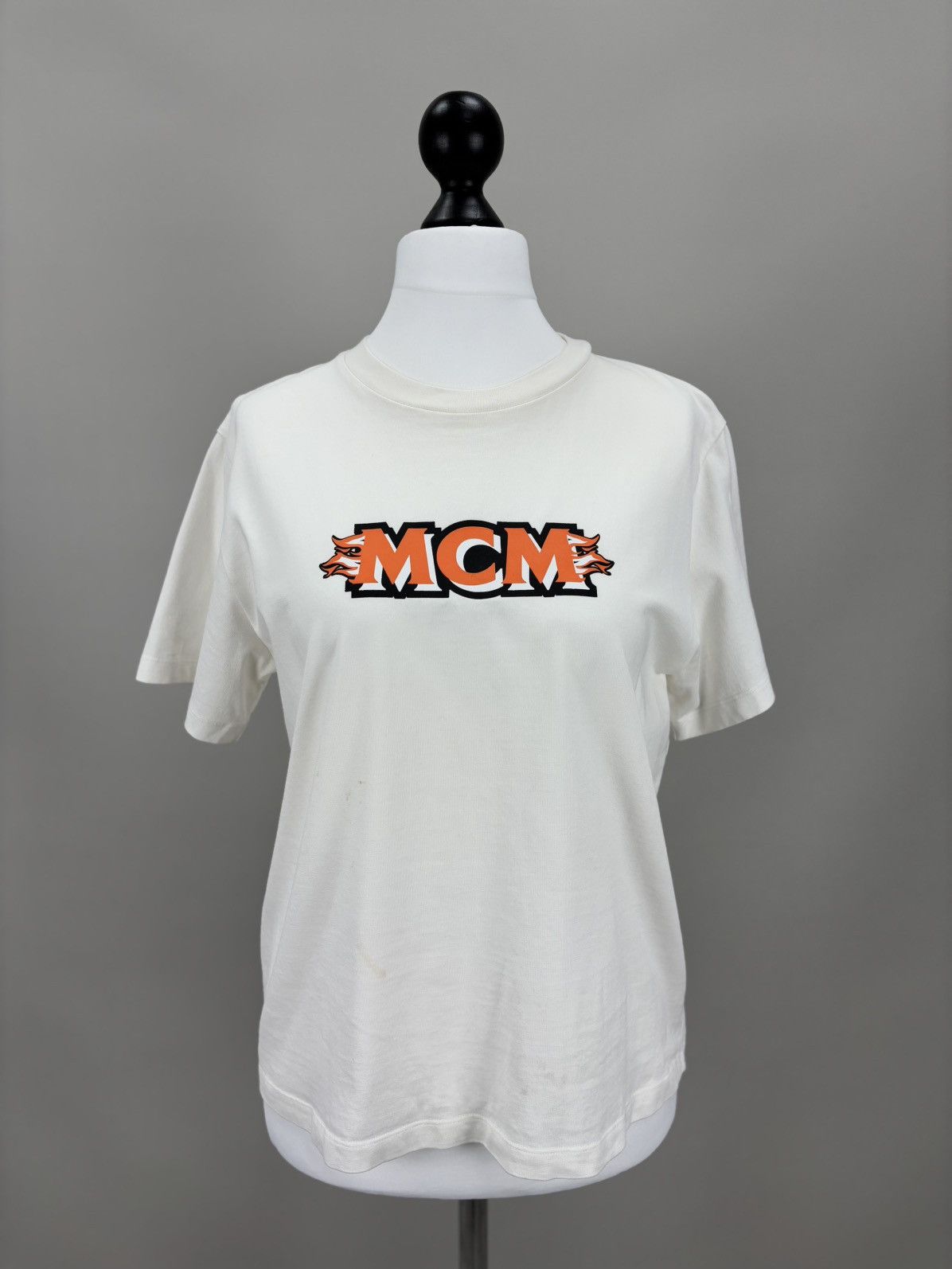 MCM Womens t shirt MCM Size M Color Beige Size M / US 6-8 / IT 42-44 - 2 Thumbnail