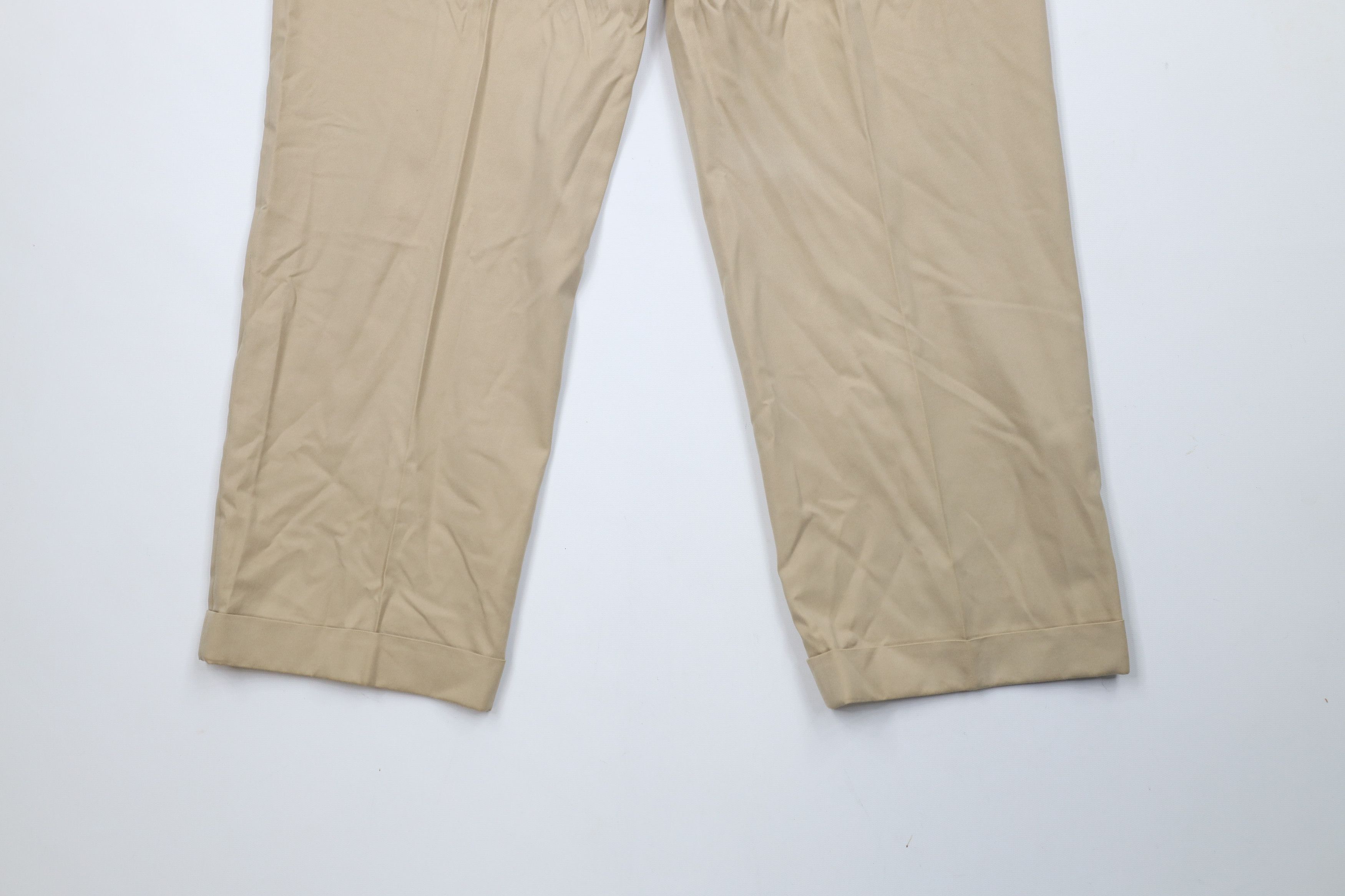 Brooks Brothers × Vintage Vintage 90s Brooks Brothers Country Club Chino Pants Beige Size US 34 / EU 50 - 12 Thumbnail