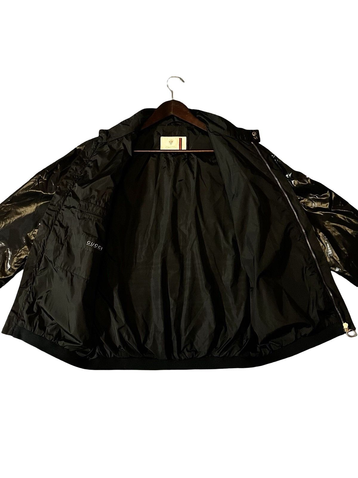 Gucci Gucci Black Shiny Nylon Jacket Size US M / EU 48-50 / 2 - 4 Thumbnail
