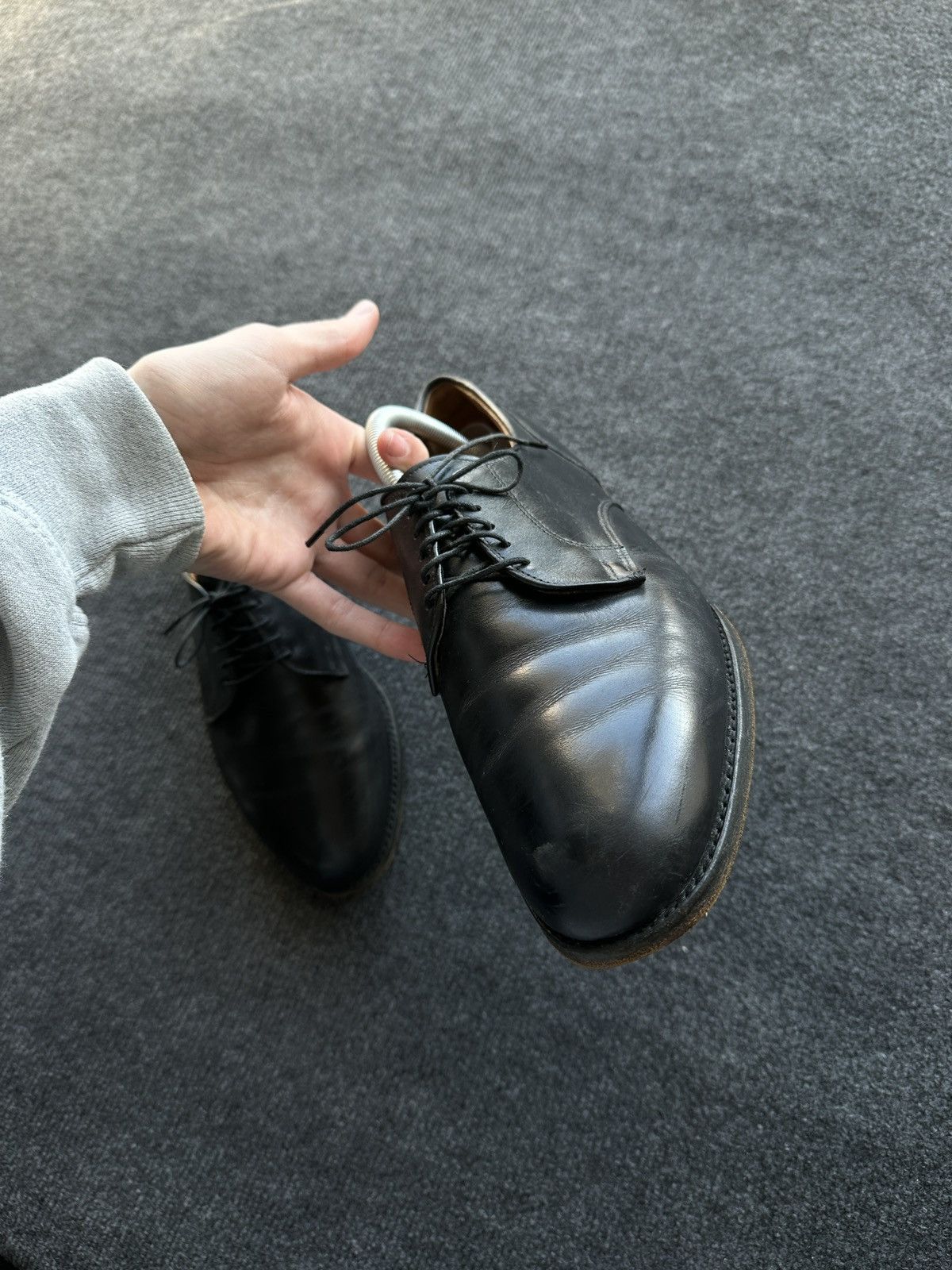 Allen Edmonds LUXURY 🚨 ALLEN EDMONDS VNTG SHOES MEN BLACK LUXURY RARE Size US 9.5 / EU 42-43 - 10 Thumbnail