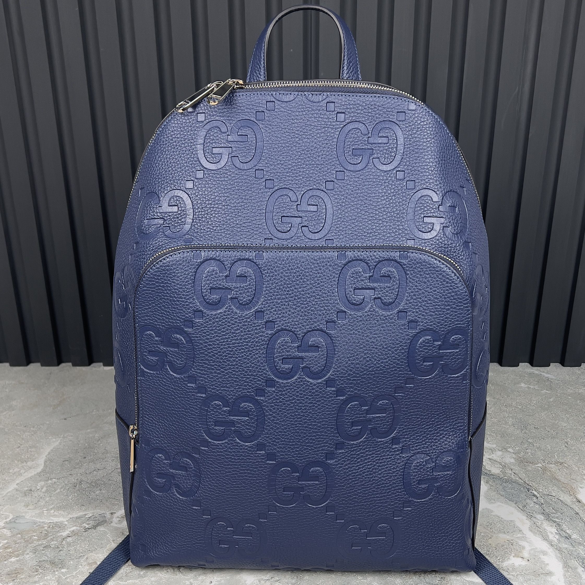 Gucci RRP $3550 Gucci Medium Jumbo GG Backpack Grain Leather Size ONE SIZE - 2 Thumbnail