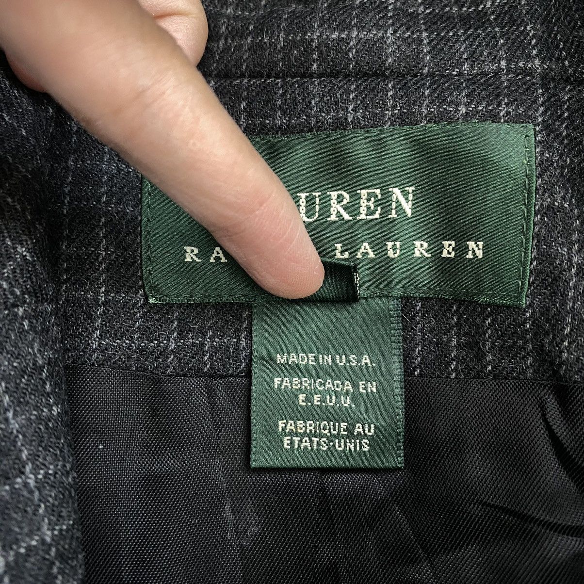 Lauren Ralph Lauren × Ralph Lauren LAUREN By RALPH LAUREN Check Tartan Short Blazer Coat Size S / US 4 / IT 40 - 4 Thumbnail