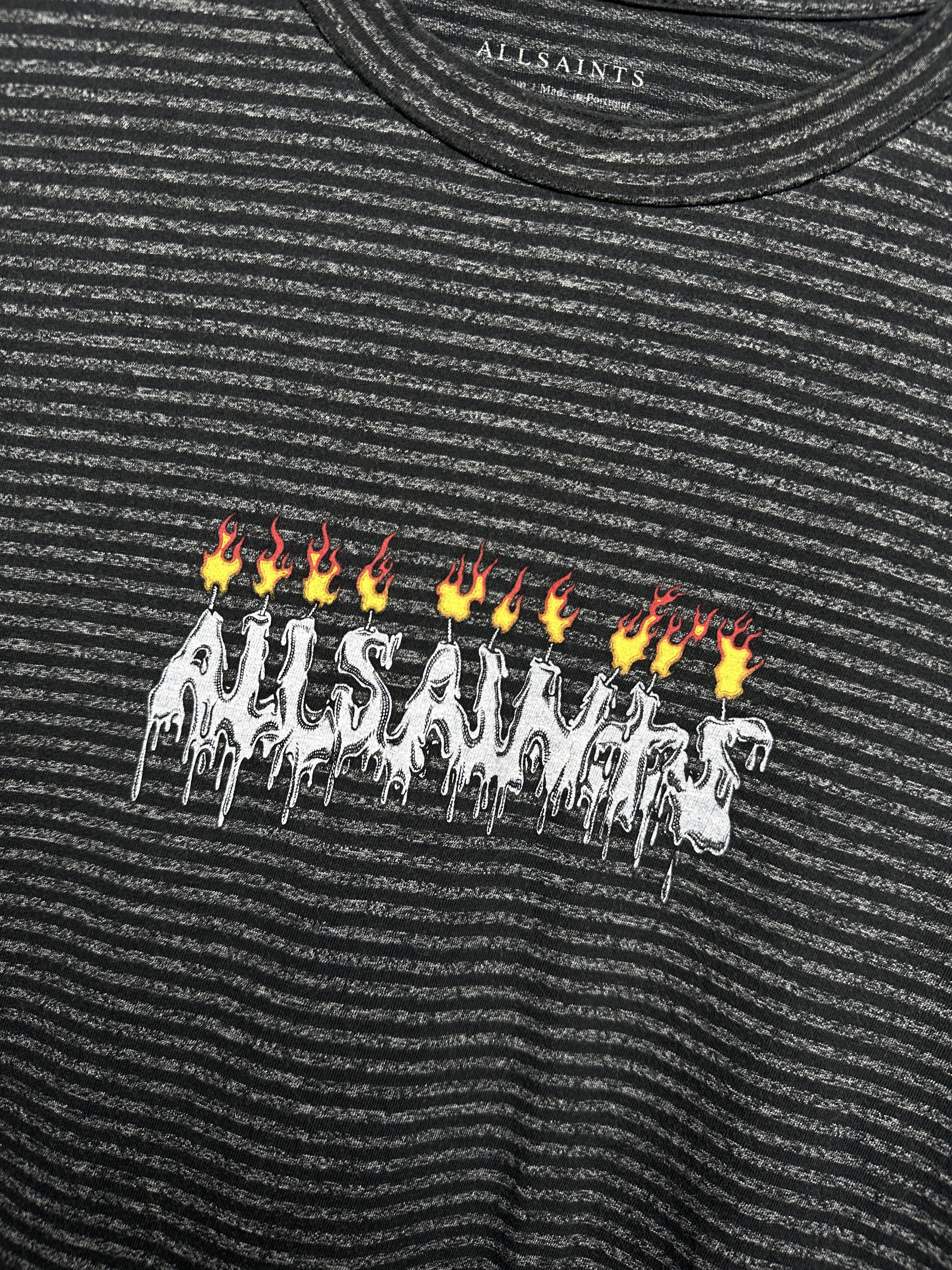 Allsaints AllSaints Candelabrum Mens SS Crew Neck T-Shirt Size US M / EU 48-50 / 2 - 3 Thumbnail