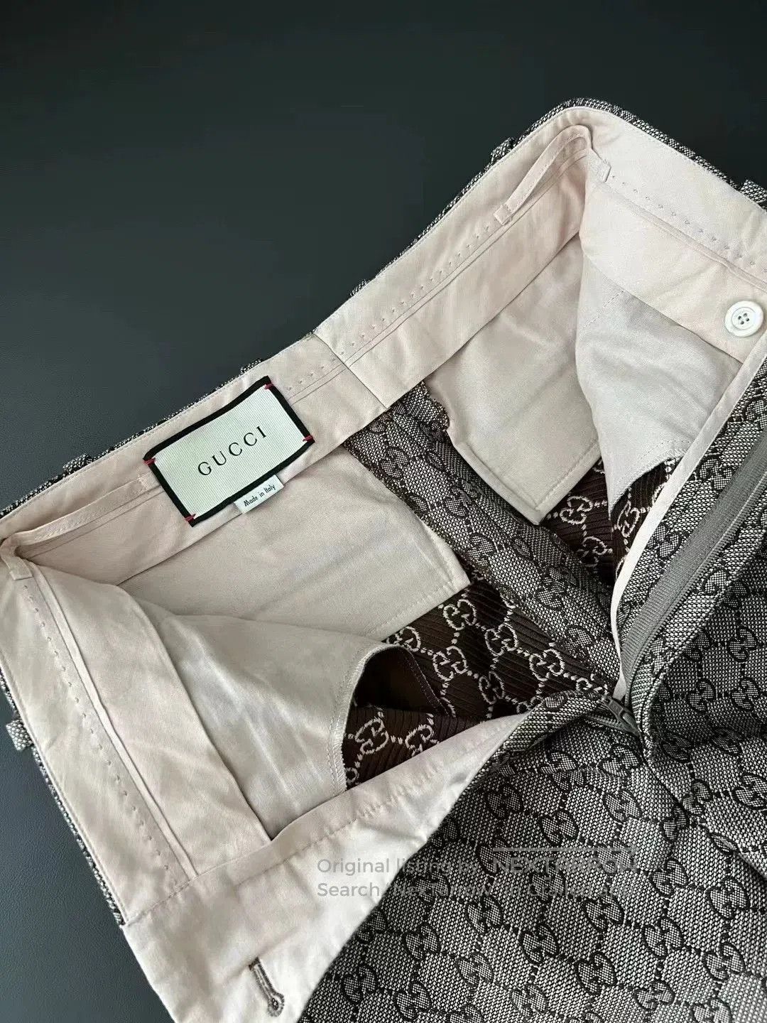 Gucci Gucci Logo Flared Loose Suit Pants. Size 37" - 6 Thumbnail