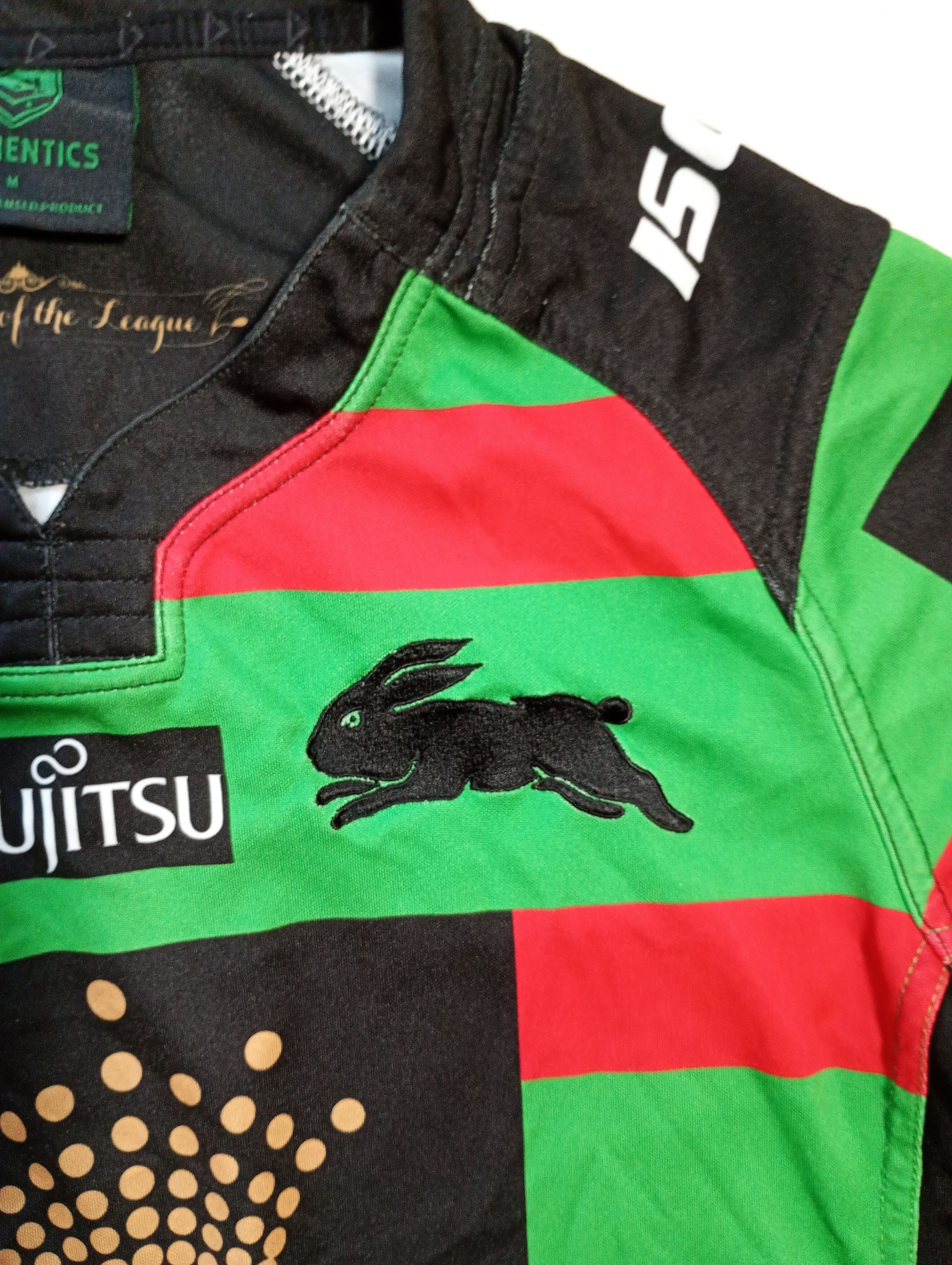 Vintage ISC NRL South Sydney Rabbitohs Rugby Shirt 2016 Size US M / EU 48-50 / 2 - 8 Thumbnail