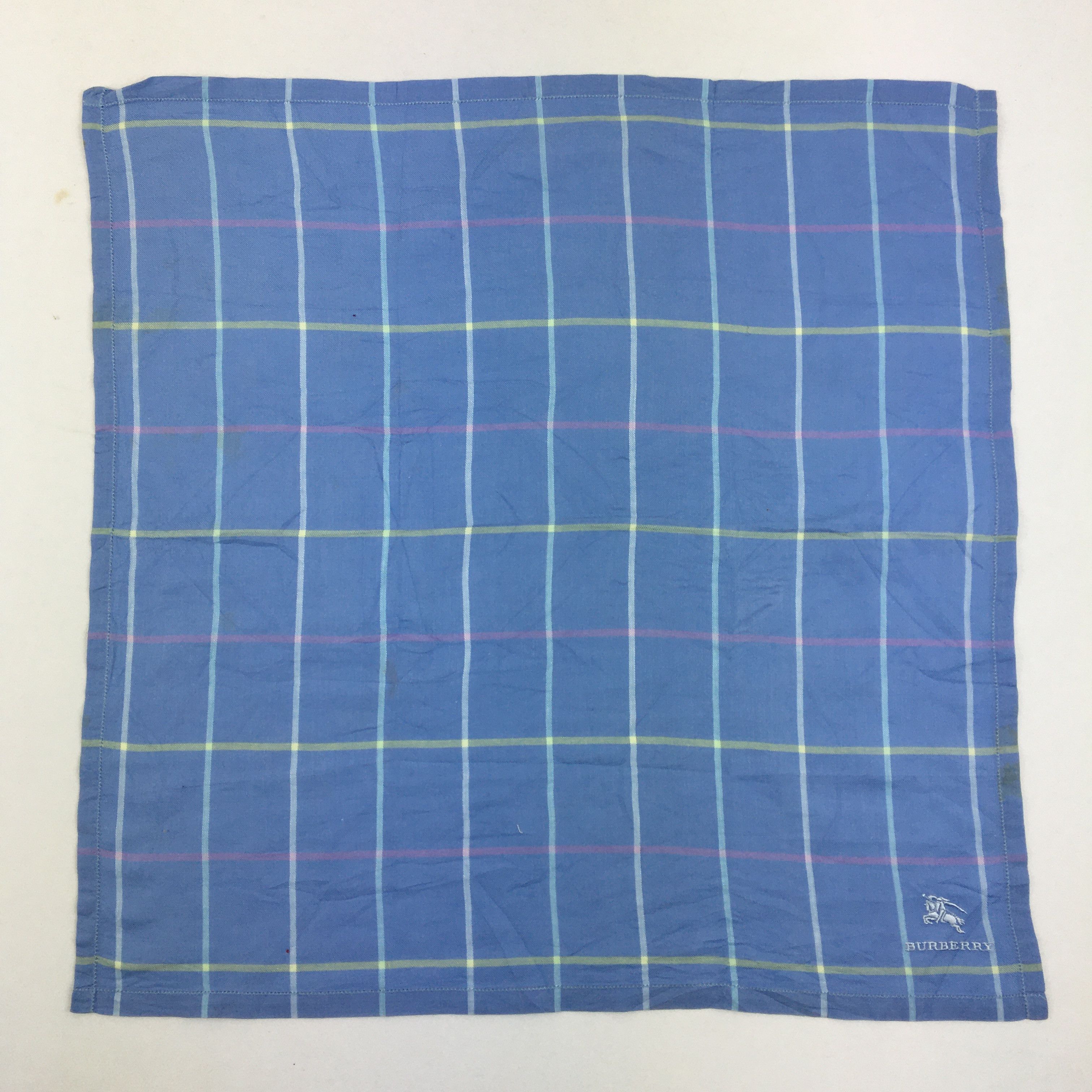 Japanese Brand Vintage Burberry Handkerchief Neckerchief Bandana Size ONE SIZE - 4 Thumbnail