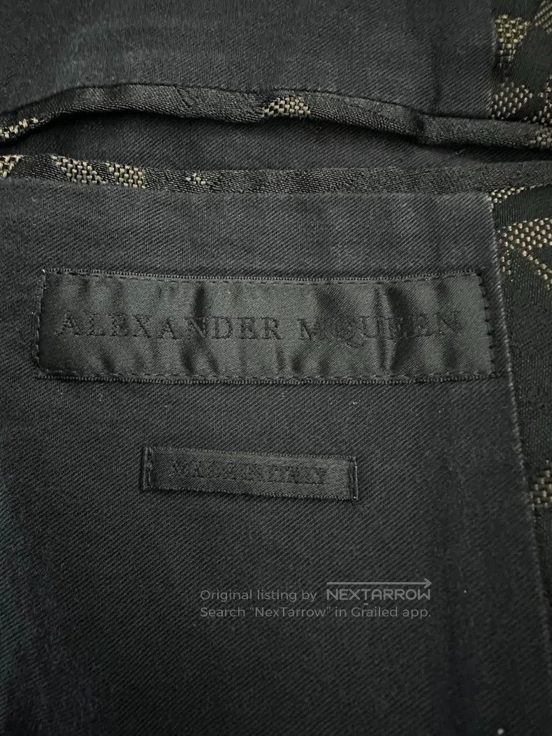 Alexander McQueen Alexander Mcqueen Dark-patterned skull-woven coat Size US M / EU 48-50 / 2 - 4 Thumbnail
