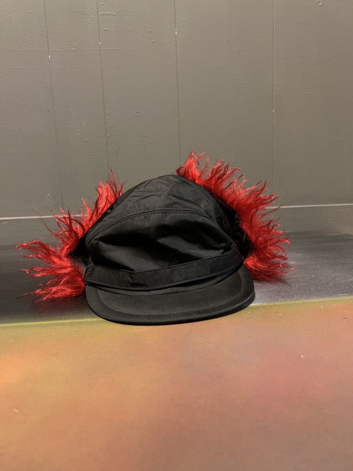 Prada prada nylon fur ski winter Cap hat Size ONE SIZE - 3 Thumbnail