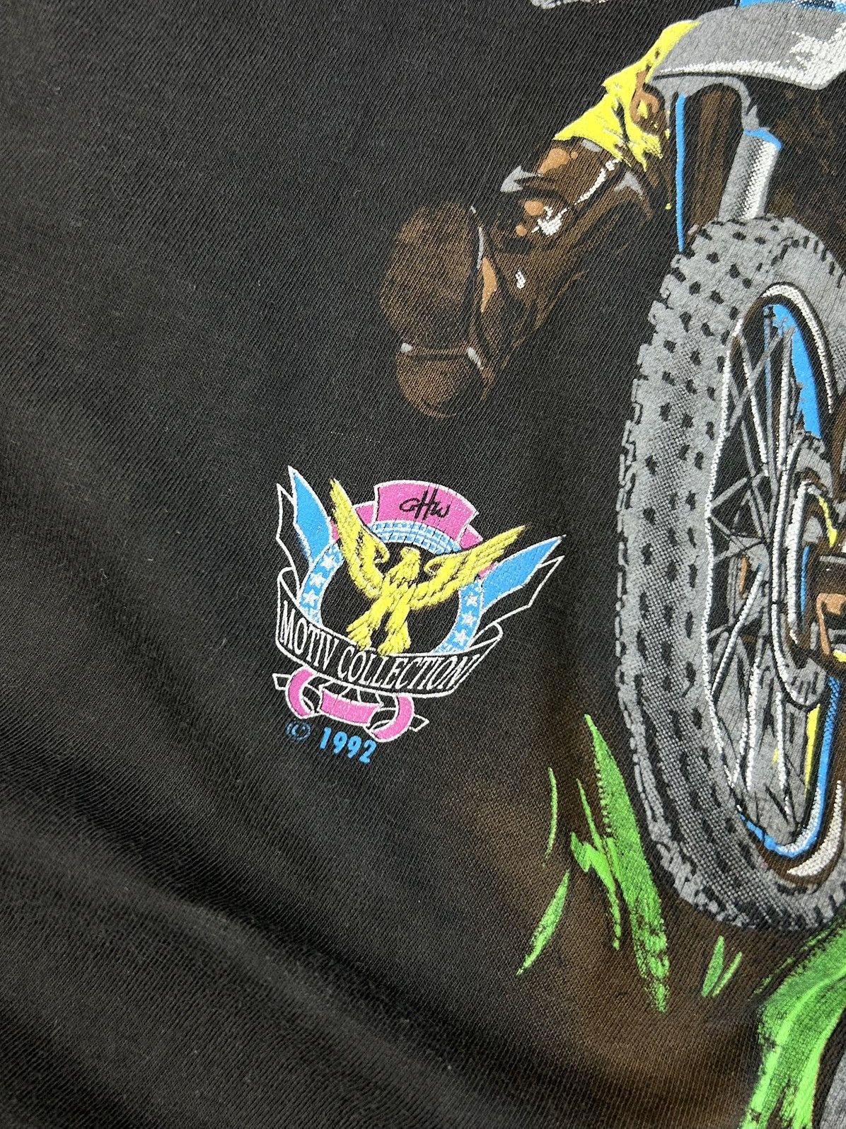 Vintage Vintage Moto Cross Tee World Championship 90s Size US L / EU 52-54 / 3 - 8 Thumbnail