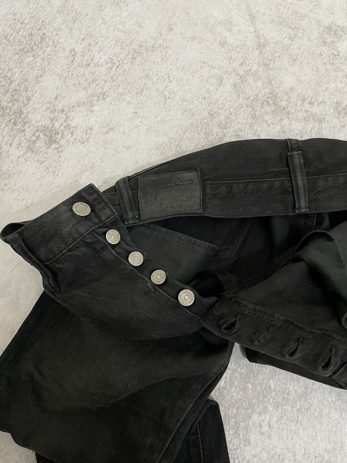 Buzz Rickson's 2000s- Sugar Cane Toyo Enterprise Black Denim Size US 30 / EU 46 - 6 Thumbnail