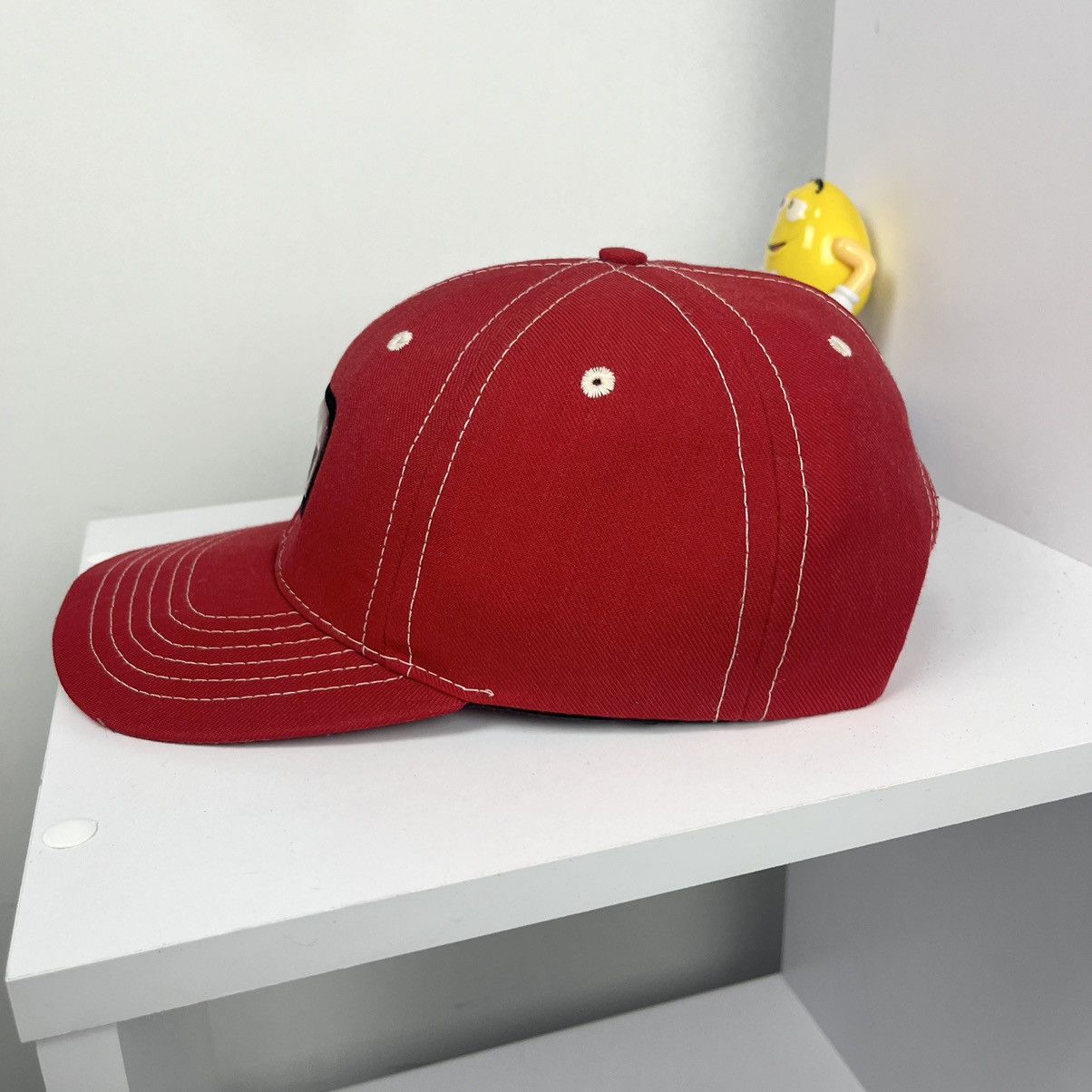 Billabong × Vintage 💋VINTAGE💋 Billabong 6 panel Red Surf Cap with holo logo Size ONE SIZE - 5 Thumbnail