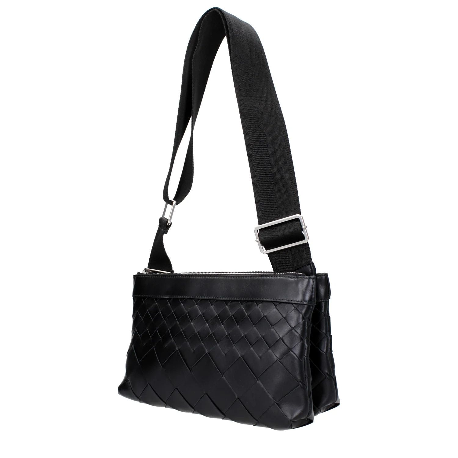 Bottega Veneta ob1o1e0325 Size: OS / Leather Crossbody Bag in Black Size ONE SIZE - 2 Thumbnail