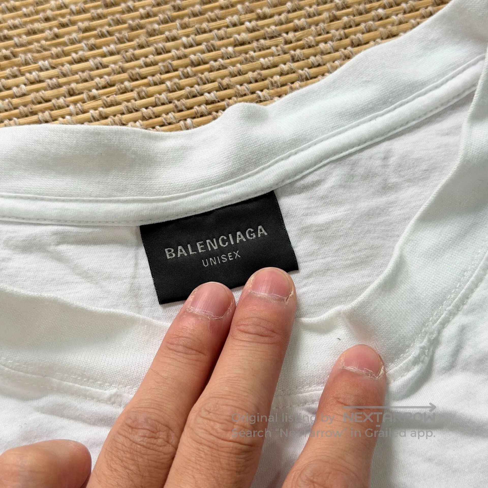 Balenciaga Balenciaga Vintage White Short Sleeve T-Shirt. Size US S / EU 44-46 / 1 - 5 Thumbnail