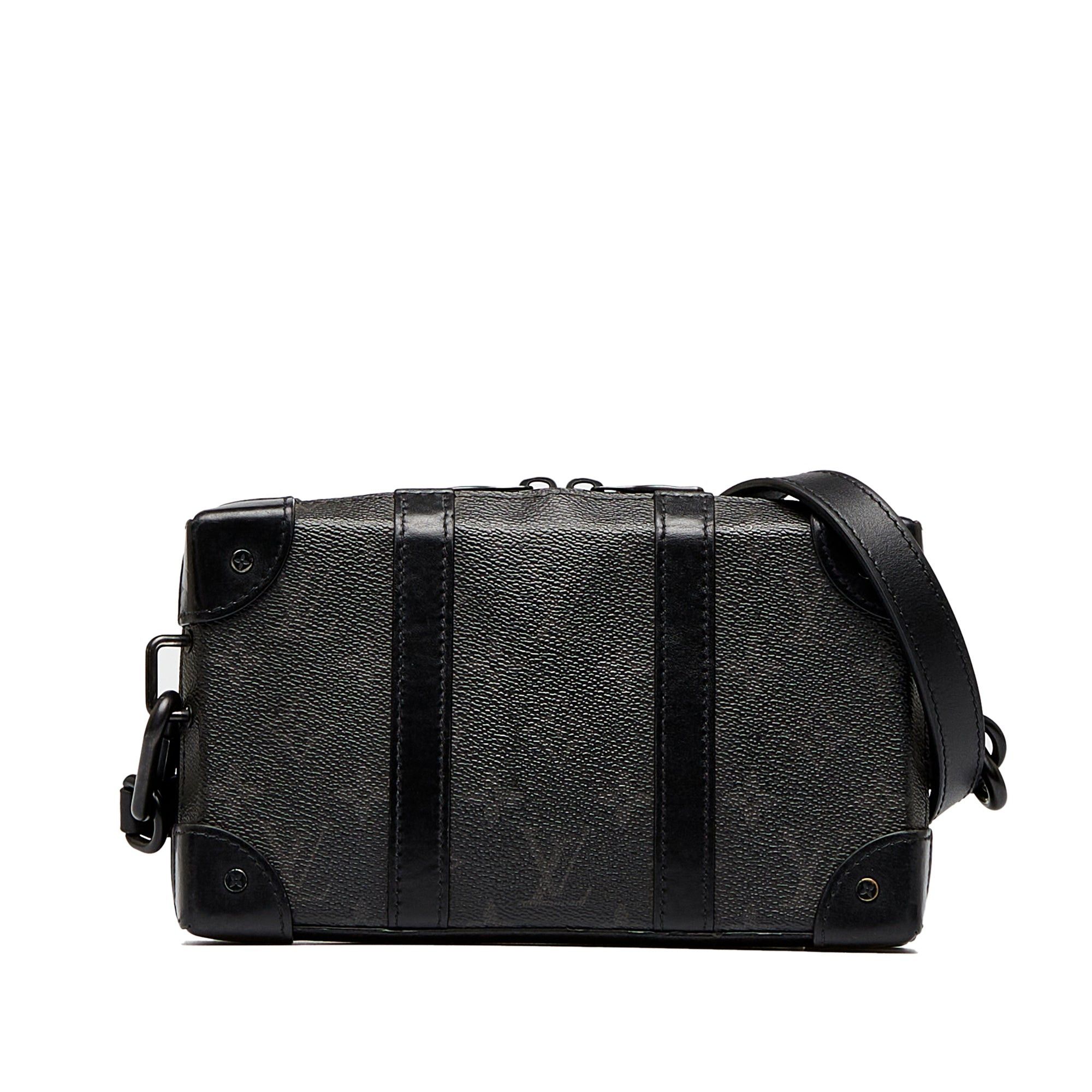 Louis Vuitton Louis Vuitton Monogram Eclipse Soft Trunk Wallet Crossbody Black Size ONE SIZE - 1 Thumbnail