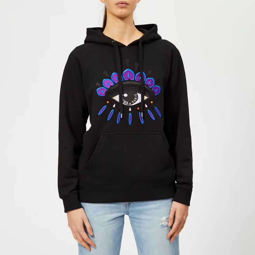 Kenzo KENZO Eye Hoodie Sweatshirt - Black Size US S / EU 44-46 / 1 - 8 Thumbnail