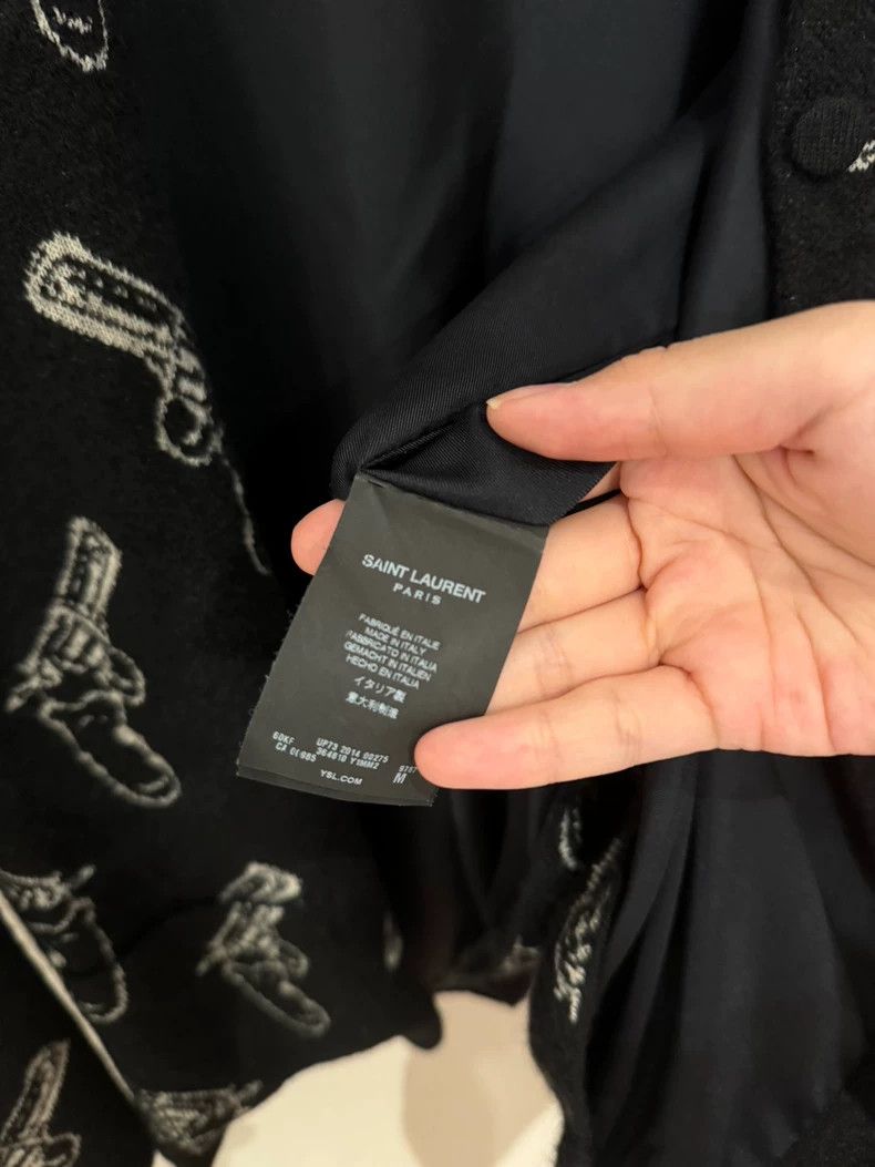 Saint Laurent Paris Saint Laurent Paris Black cardigan Size US M / EU 48-50 / 2 - 4 Thumbnail