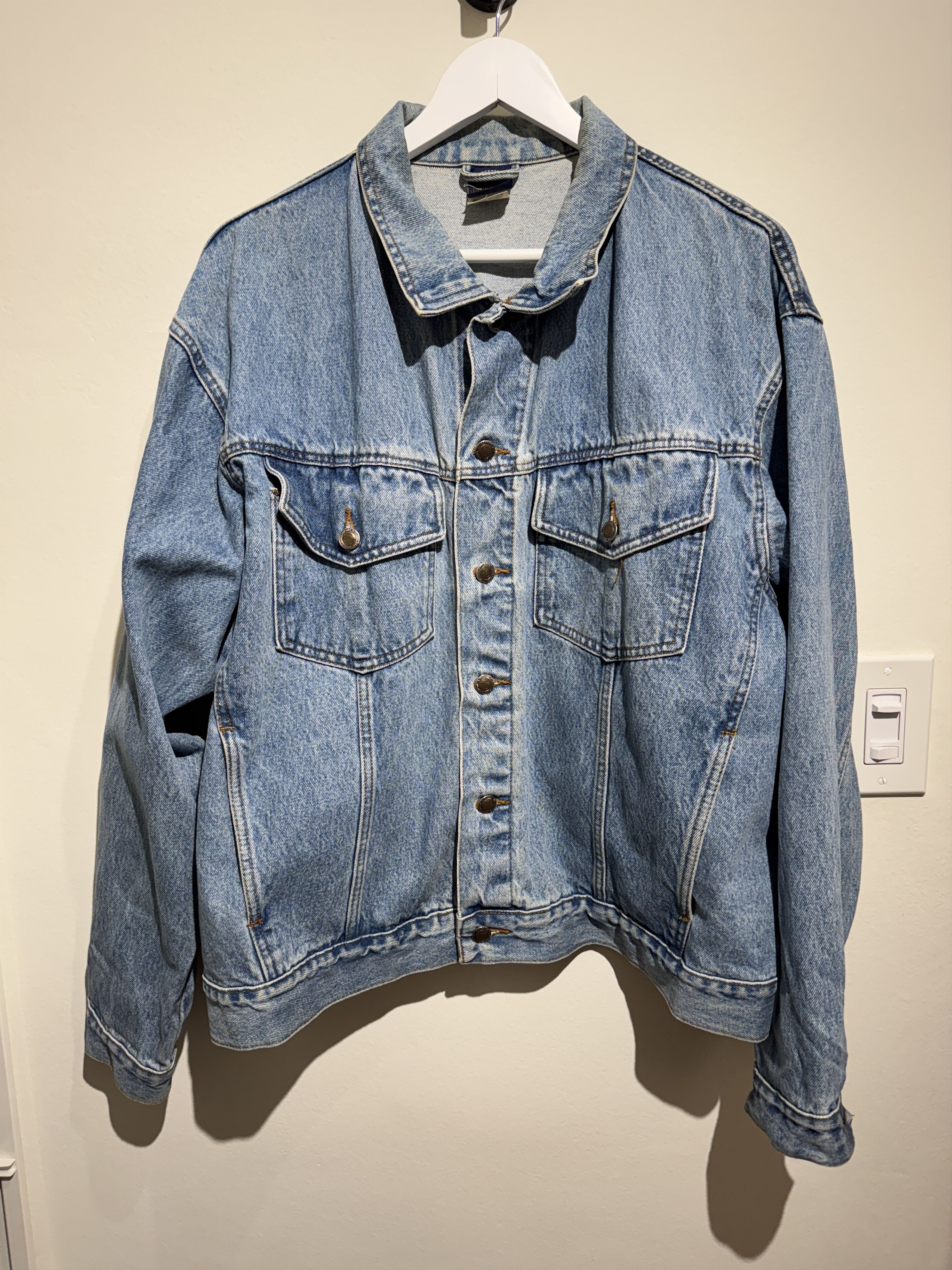 Vintage Vintage Saugatuck Dry Goods Co. Denim Jacket – Light Wash Size US XL / EU 56 / 4 - 1 Thumbnail