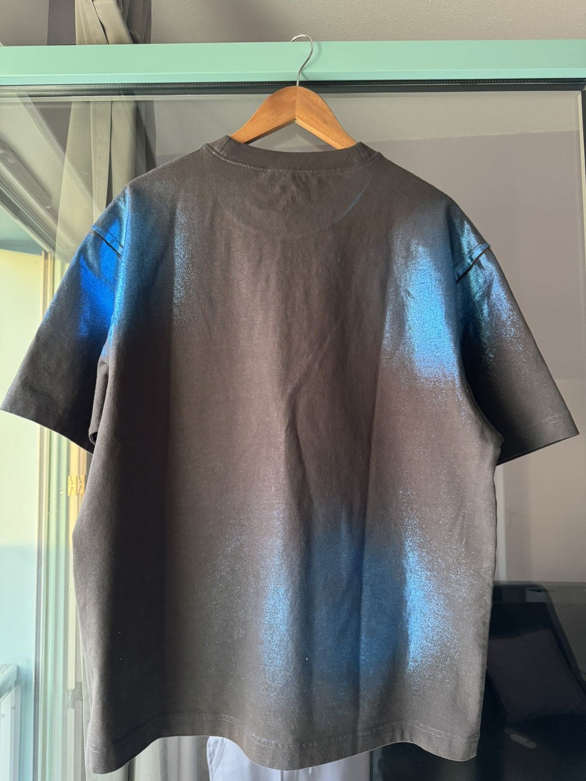 Acne Studios Acne Studios Blue Paint Tee Size US M / EU 48-50 / 2 - 4 Thumbnail