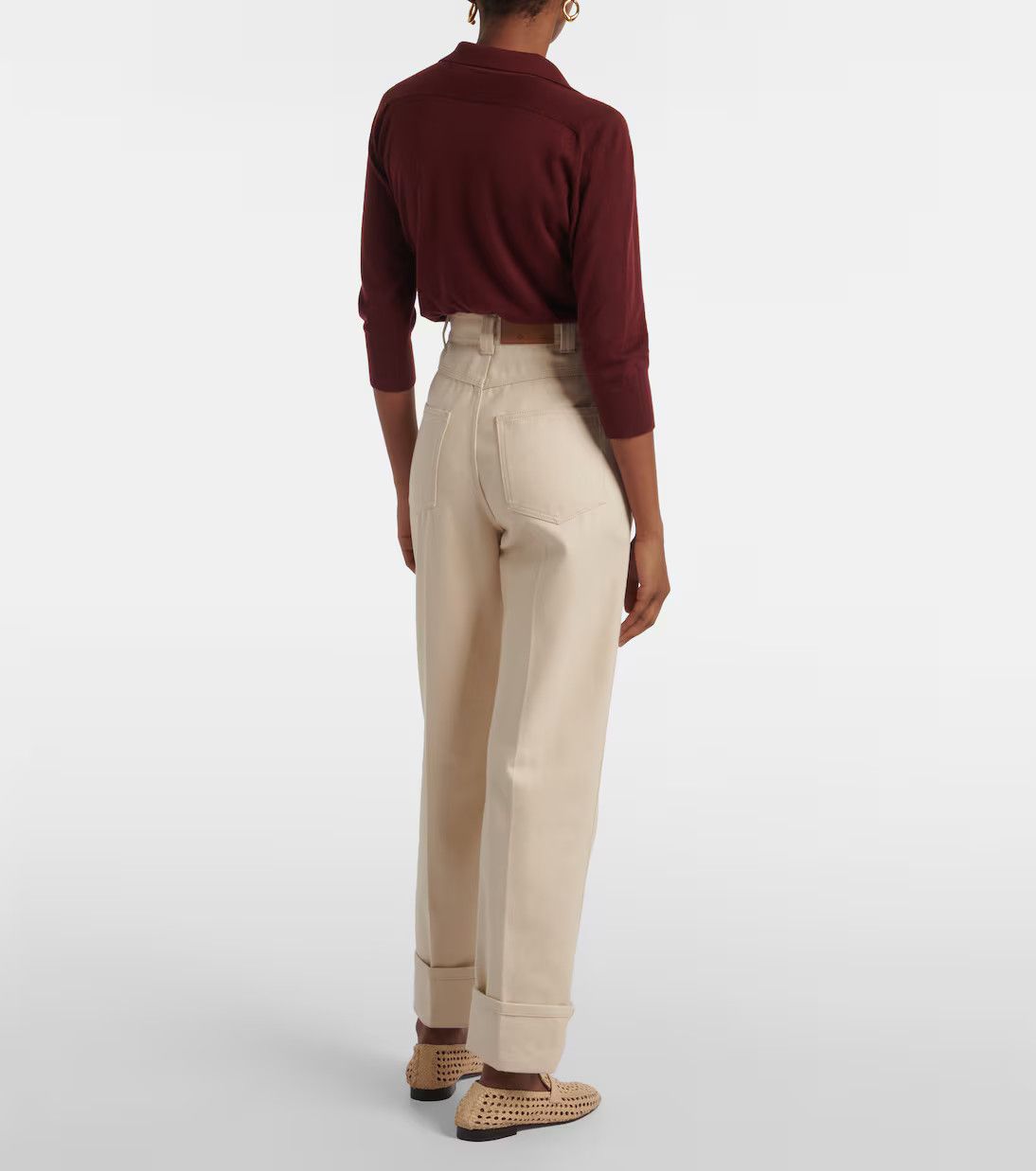 Loro Piana o1y1025 Casual Pant in Beige Size 30" / US 8 / IT 44 - 3 Thumbnail