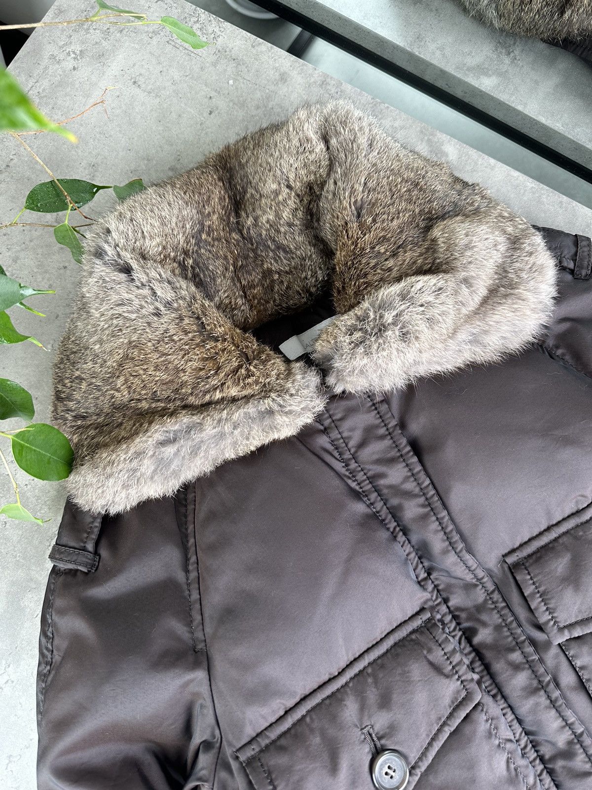 Japanese Brand Vintage Down Jacket With Fur Size M / US 6-8 / IT 42-44 - 2 Thumbnail
