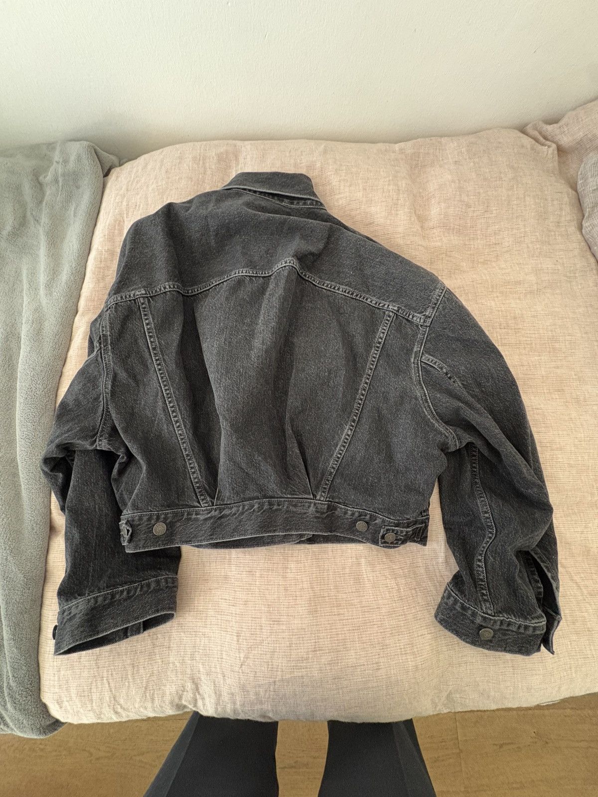 Acne Studios Acne Studios Denim Jacket - Relaxed Cropped Fit Size S / US 4 / IT 40 - 5 Thumbnail
