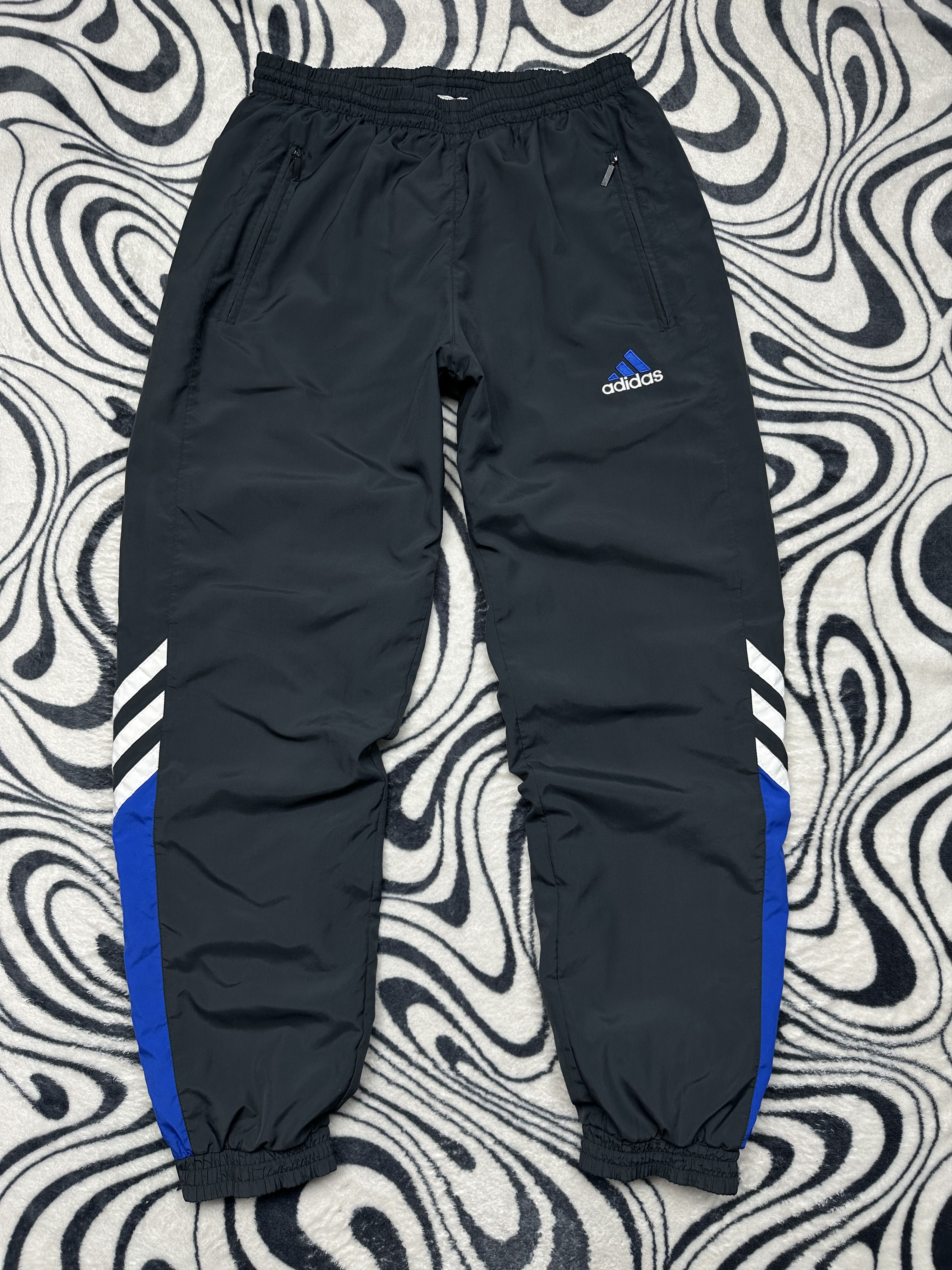 Adidas Adidas 90s Vintage Mens Nylon Baggy Track Pants Size US 32 / EU 48 - 1 Thumbnail