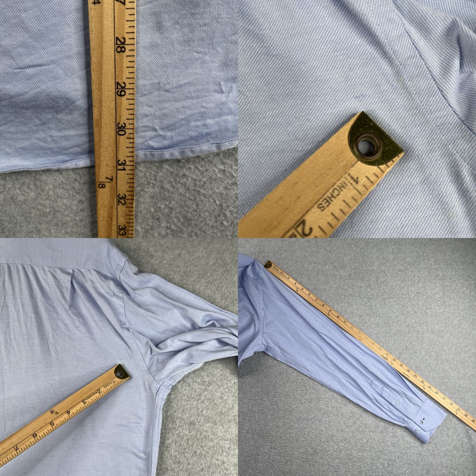 Lorenzo Uomo Lorenzo UOMO Shirt Light Blue Trim Fit Button Up Long Sleeve Mens Shirt Size US L / EU 52-54 / 3 - 9 Thumbnail