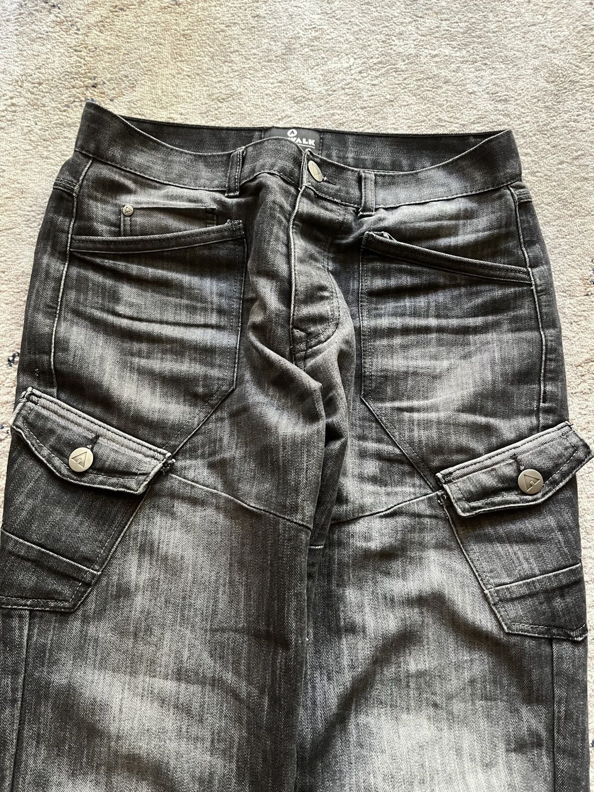 Hysteric Glamour × Japanese Brand 💥WASHED HYSTERIC GLAMOUR BALENCIAGA STYLE JAPANESE JEANS Size US 30 / EU 46 - 4 Thumbnail