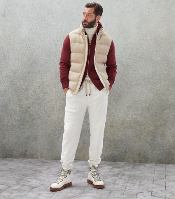 Brunello Cucinelli o1w1db10924 Cashmere Cardigan in Dark Red Size US M / EU 48-50 / 2 - 3 Thumbnail