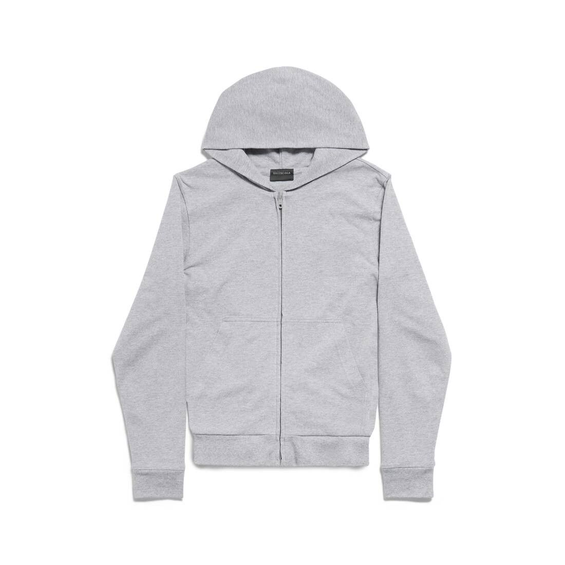 Balenciaga o1tr1nto0825 Dup / Zip-Up Hoodie Slim Fit in Grey Size S / US 4 / IT 40 - 1 Thumbnail