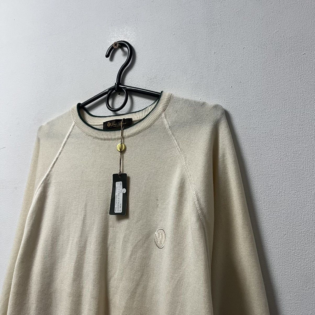Loro Piana Loro Piana Black Sweatshirt Mini Logo Old Money Kashmir Size US L / EU 52-54 / 3 - 2 Thumbnail